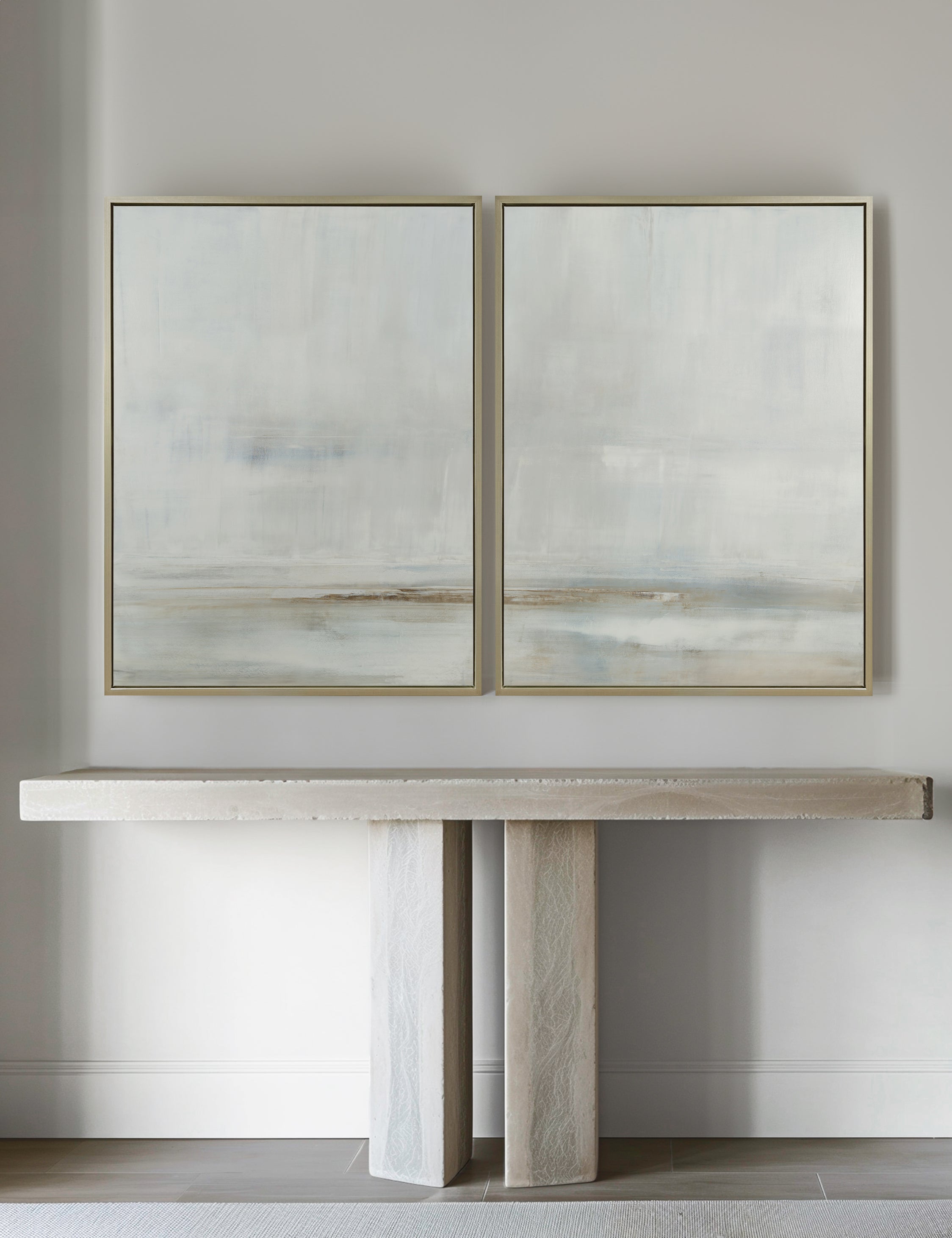 After The Storm Diptych Wall Art Set of 2 by Carol Benson Cobb - Coastal Home Decor for Living Room & Bedroom