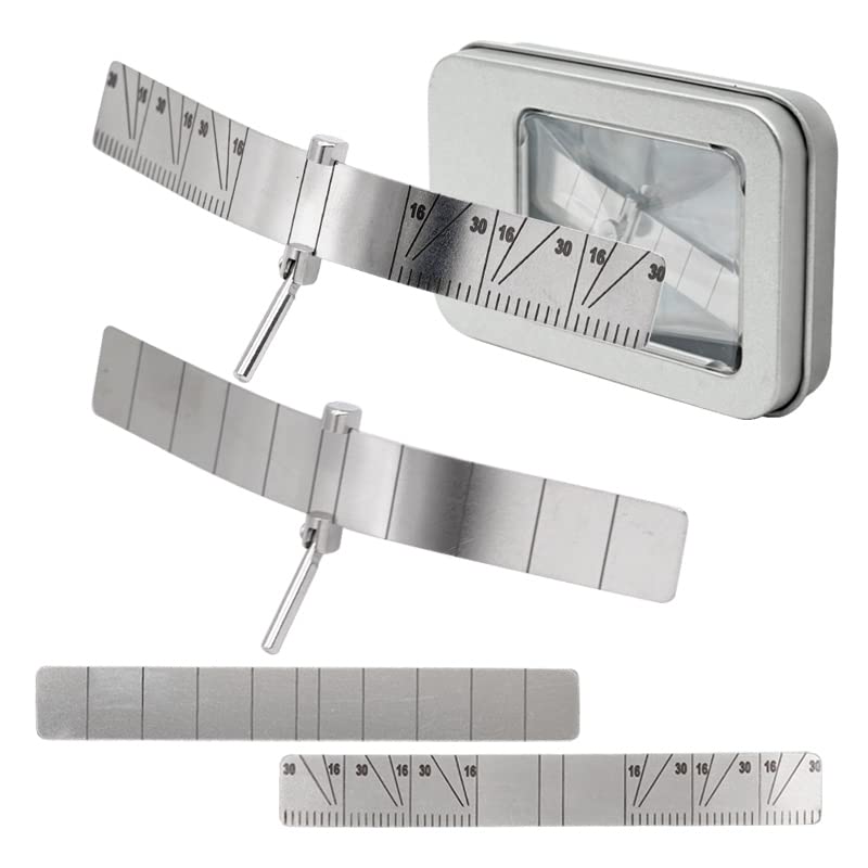 EUSONYSU Dental Implant Locating Guide - 2 Angle Ruler Set for Precise Planting Positioning, Autoclavable Surgical Instrument | Perfect for Dental Clinics, Implant Procedures & Lab Work