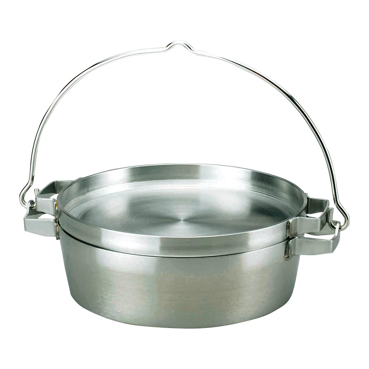 SOTO ST-910HF Stainless Steel Dutch Oven - No Seasoning Required, Dishwasher Safe with Cleaning Rack, High Heat Retention & Rust Resistant - Perfect for Camping, Outdoor Cooking & Home Kitchen Use