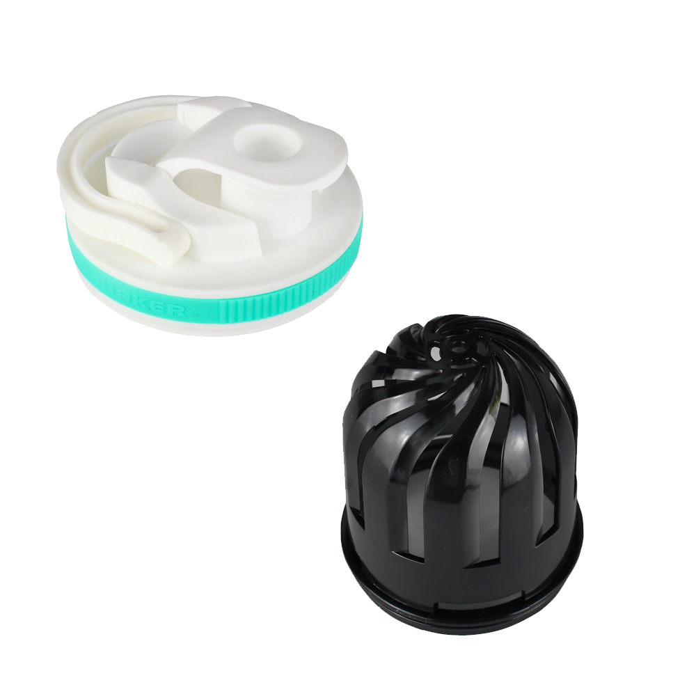 White Lid with Mint Band