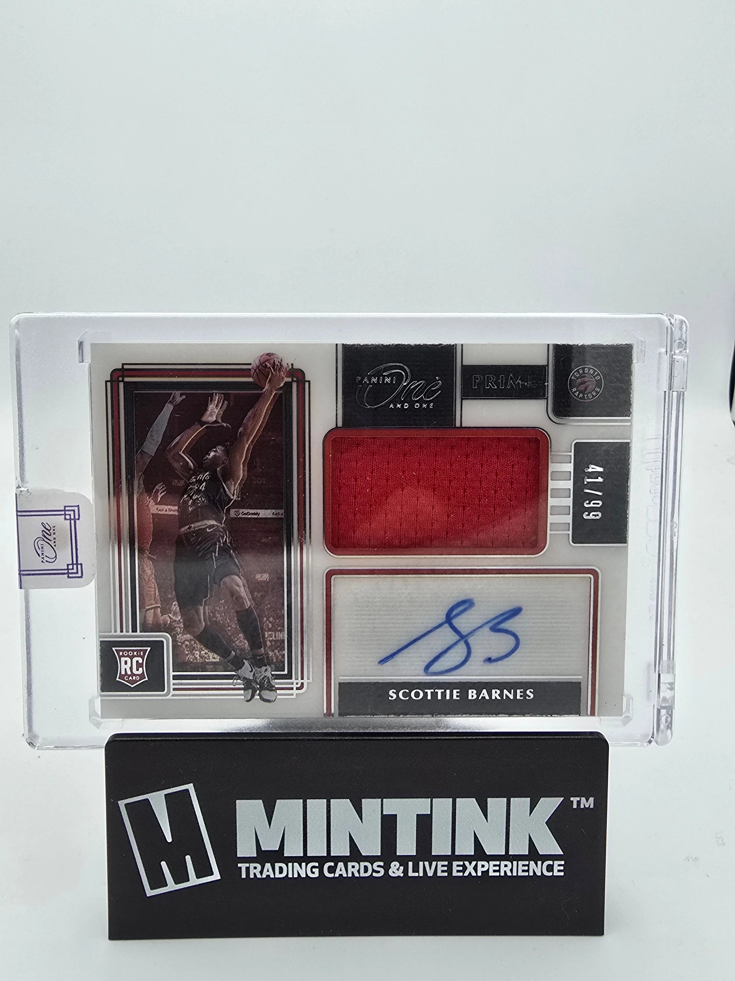 2021-22 Panini One And One Basketball Scottie Barnes Prime RPA 41/99 #PR SBN - Authentic NBA Rookie Card for Collectors & Investors - Perfect for Trading, Displaying, and Portfolio Growth