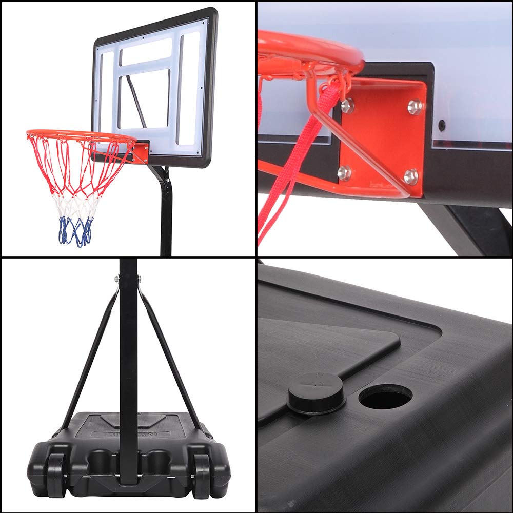 Adjustable Pool Basketball Hoop 45-53