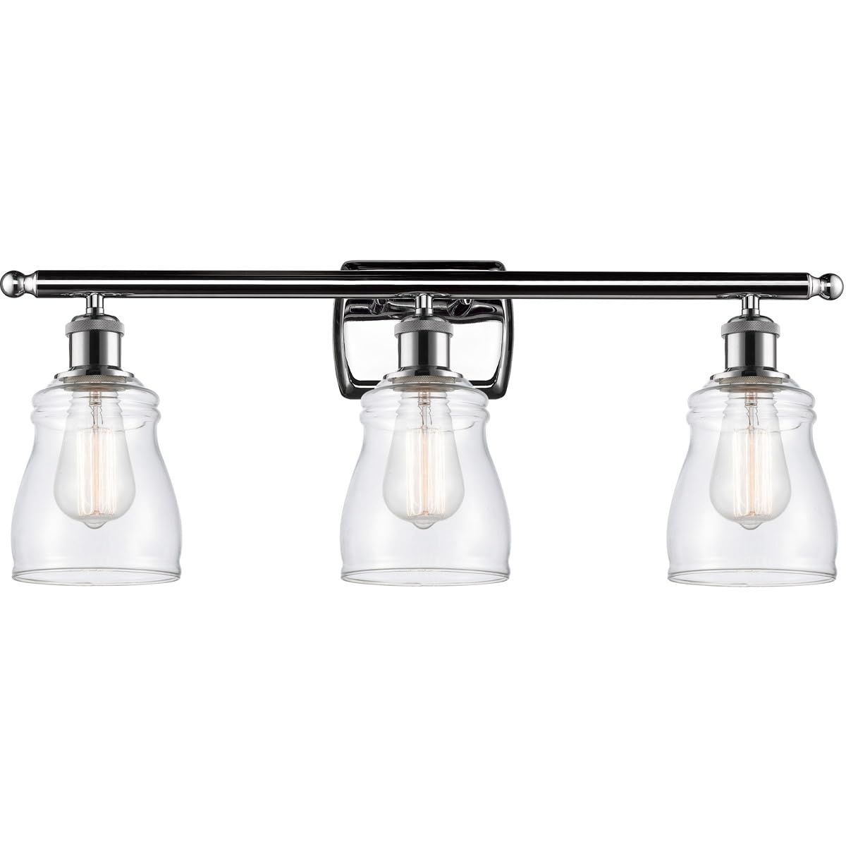Innovations 516-3W-PC-G392-LED Ellery 3 Light Bathroom Vanity Fixture - Ballston Collection Polished Chrome - Perfect for Modern Bathroom Lighting and Makeup Mirror Illumination