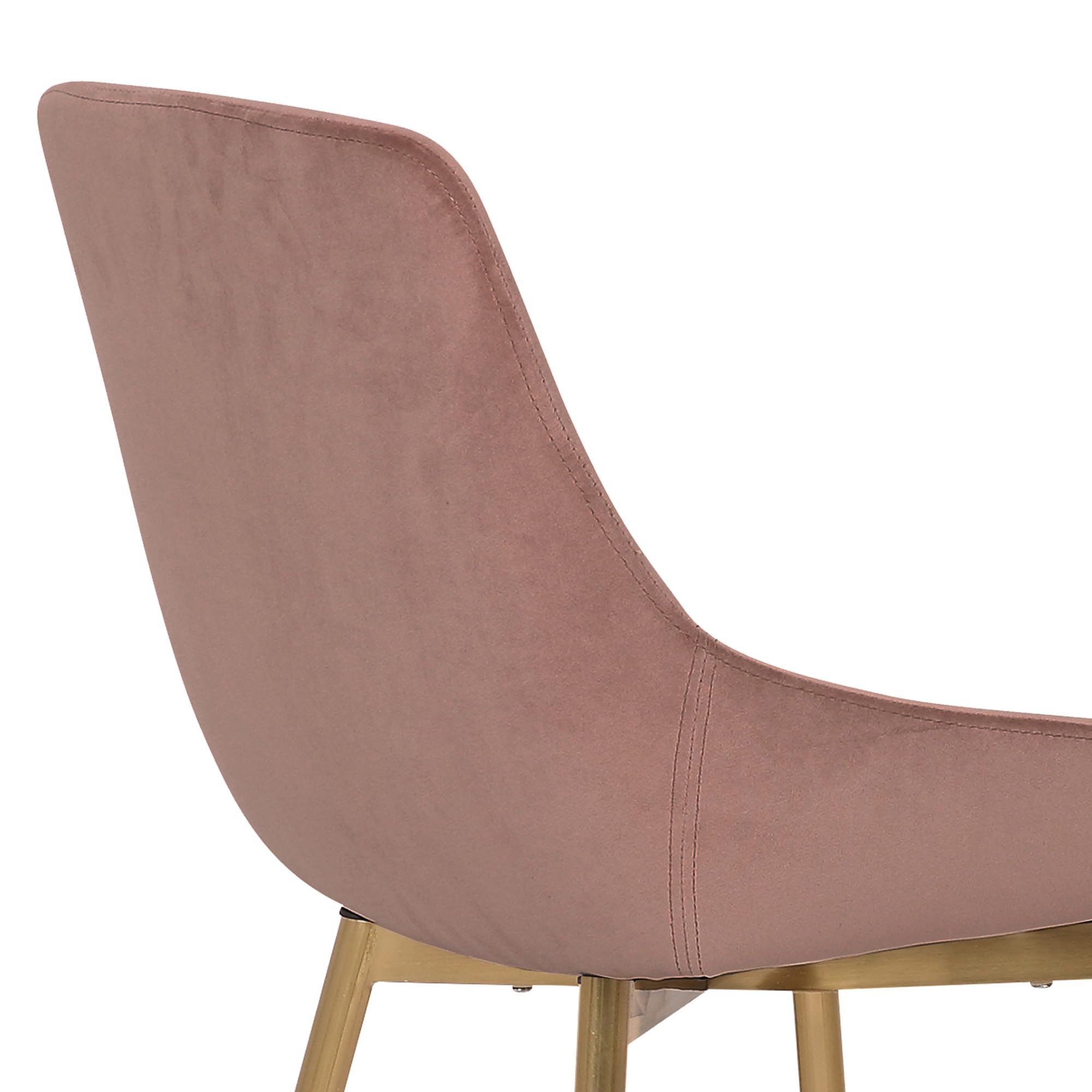 Armen Living Heidi Contemporary Fabric Dining Room Accent Chair - 18.5