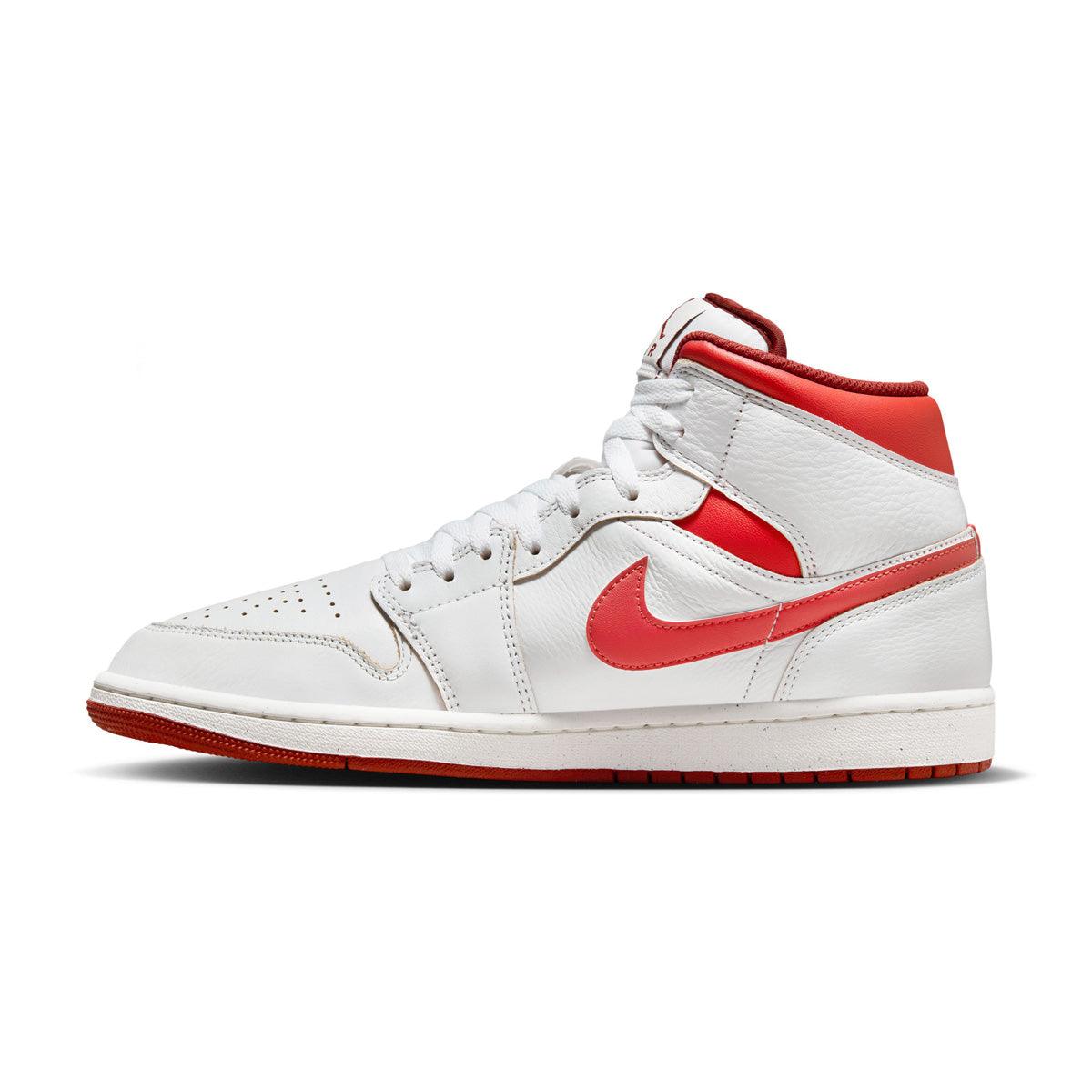Air Jordan 1 Mid SE 'Dune Red' Men's Basketball Shoes - Retro Sneakers for Casual Wear & Street Style Fashion