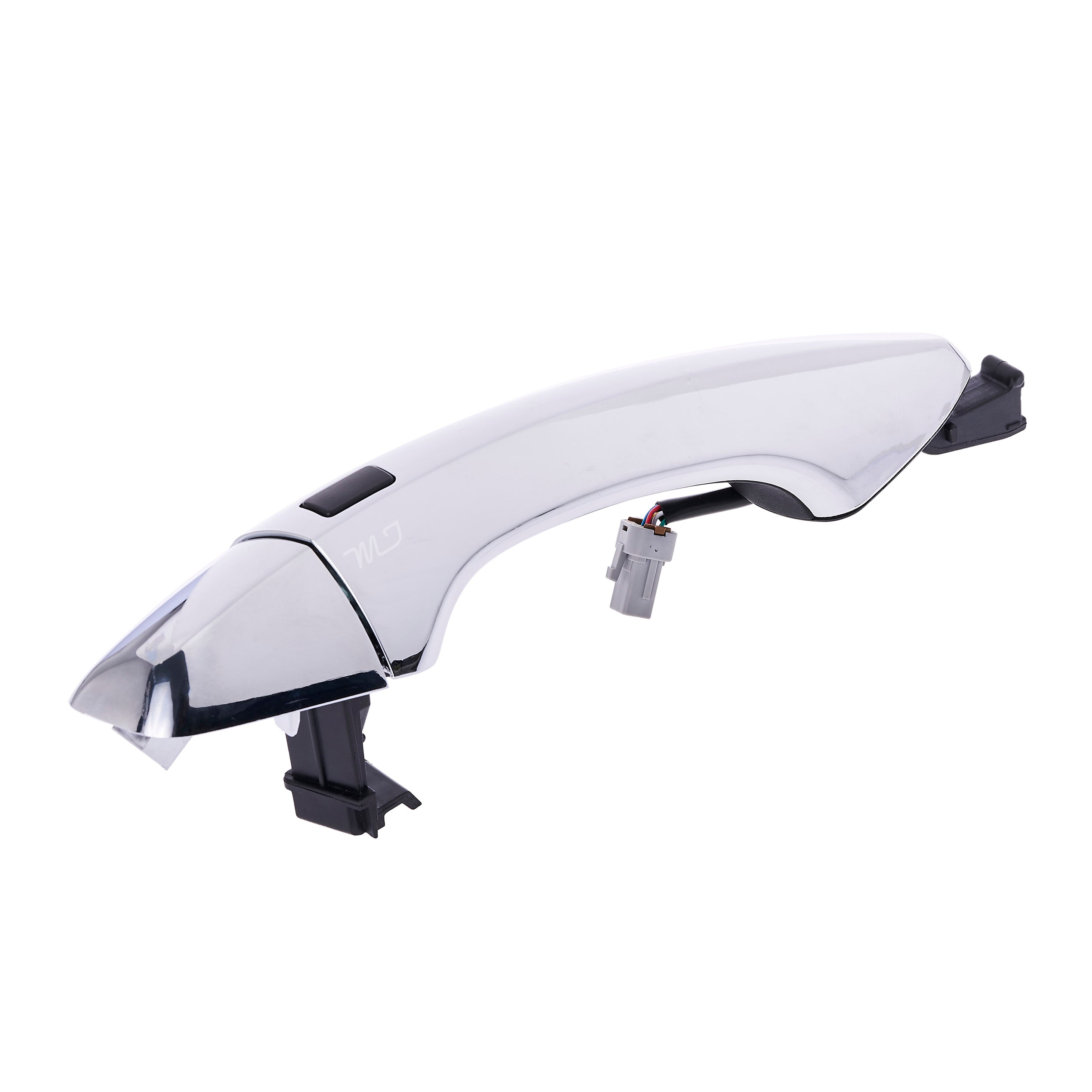 2013-2014 Hyundai Santa Fe Sport Chrome Front Right Exterior Door Handle Replacement (No Keyhole) - Perfect for Car Repair & Auto Parts Upgrade