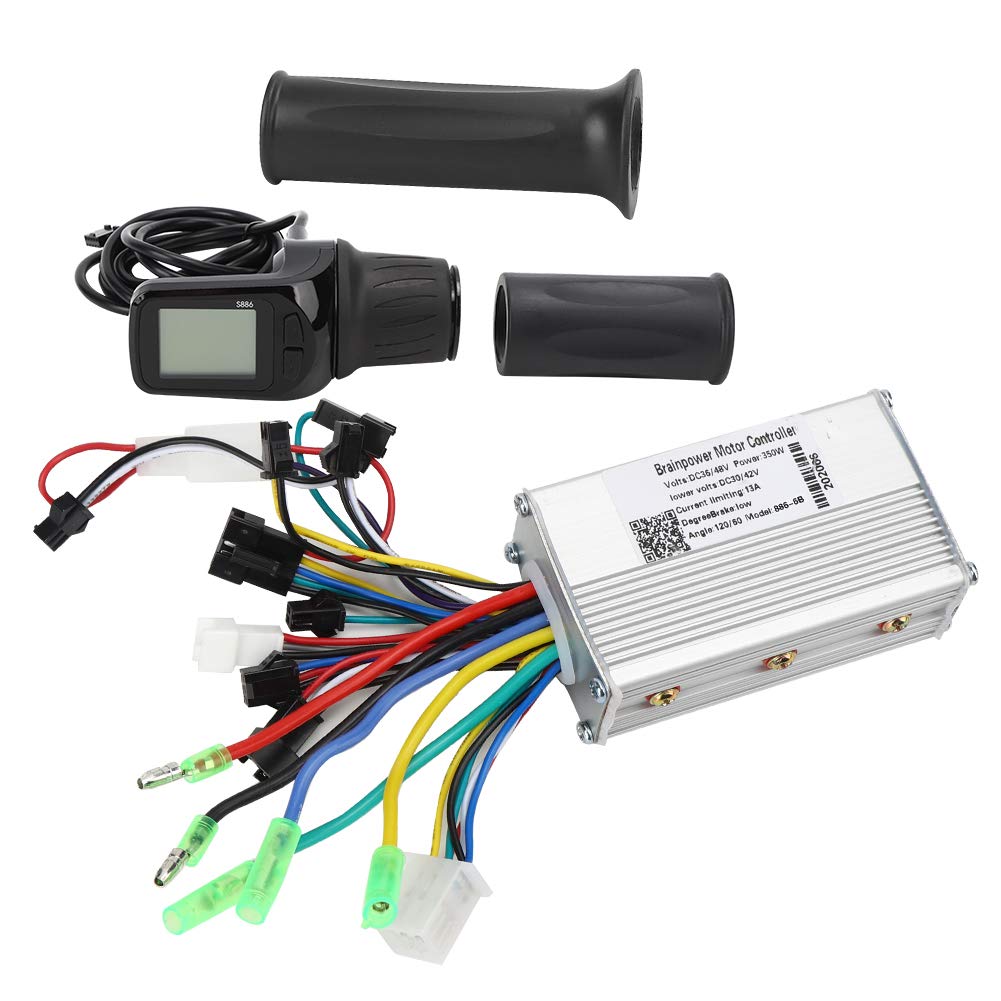 Universal Electric Bike & Scooter Controller Set with LCD Split Meter - Compatible with E-Bikes, E-Scooters for Commuting & Outdoor Adventures