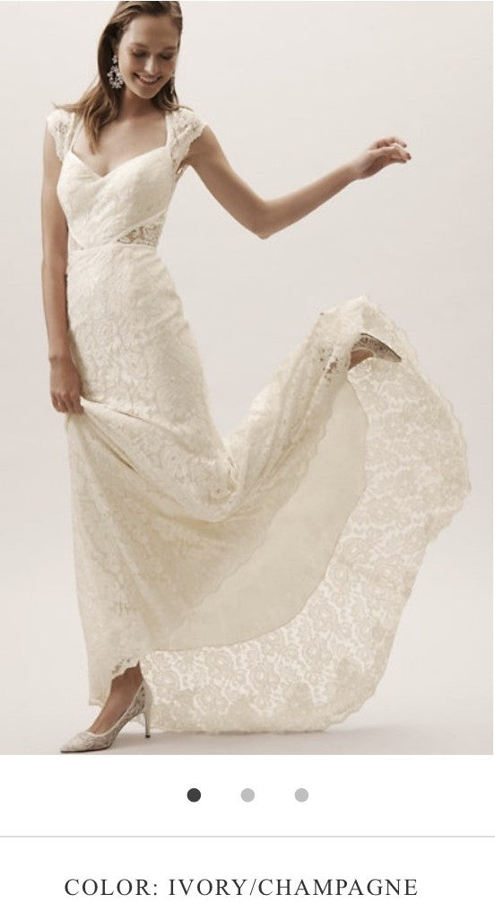 Willowby Twilla 57114 Wedding Gown - Elegant Lace Bridal Dress for Beach, Garden & Outdoor Ceremonies