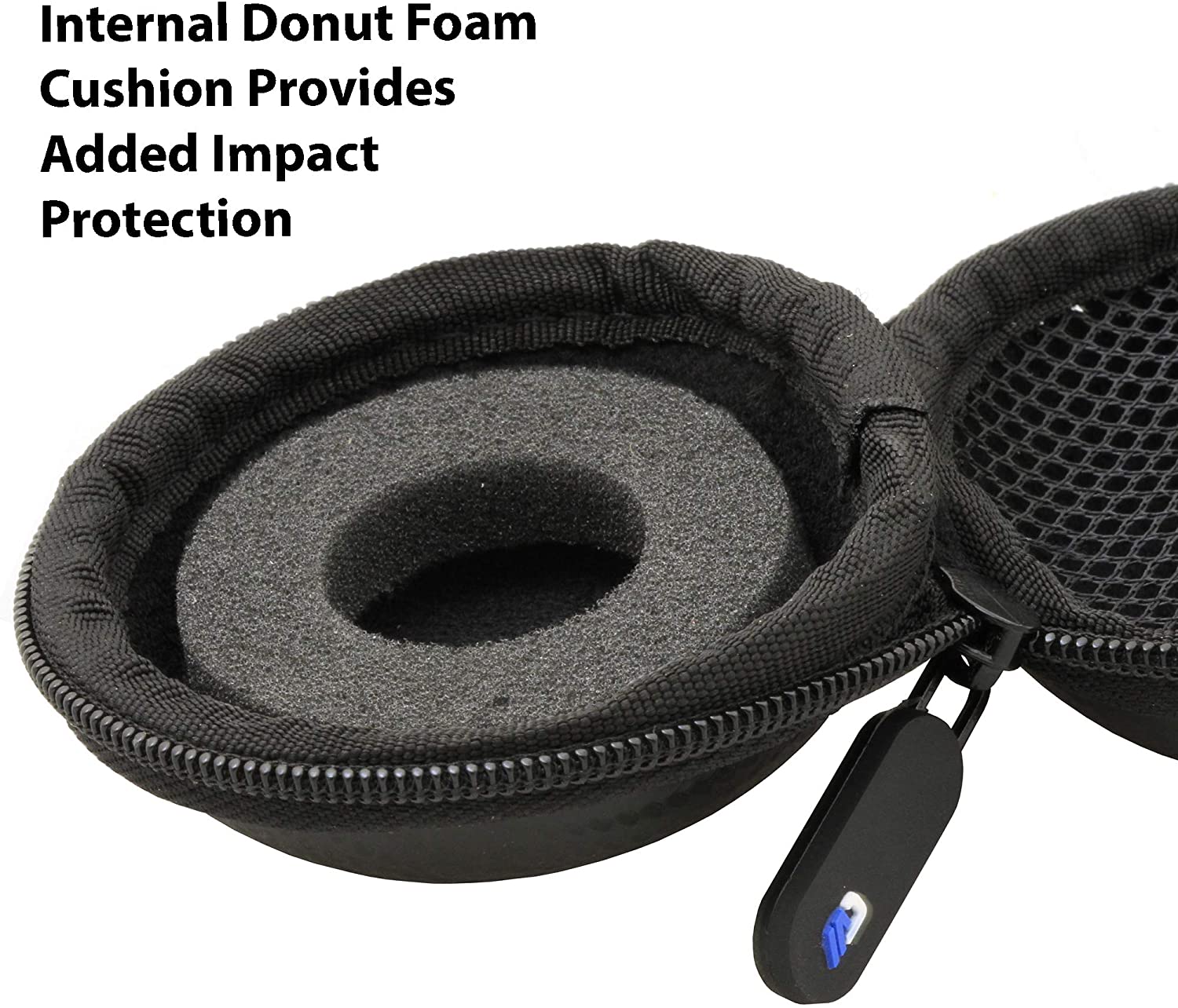 CASEMATIX Blue Clip-On Travel Case for Tamagotchi On & Giga Pets AR | Protective Cover for Virtual Interactive Pets | Durable Digital Pet Carrier for Kids & Adults | Perfect for School, Travel & Outdoor Adventures