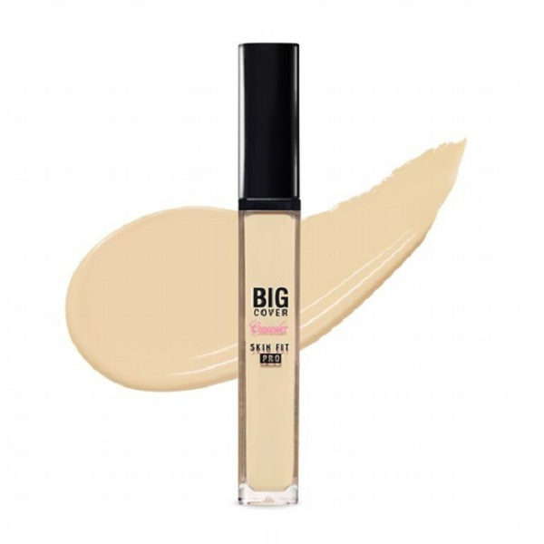 Etude House Big Cover Skin Fit Concealer Pro - Full Coverage, Long Lasting, Waterproof Concealer for Dark Circles, Blemishes & Acne - Perfect for Everyday Makeup & Photo Shoots