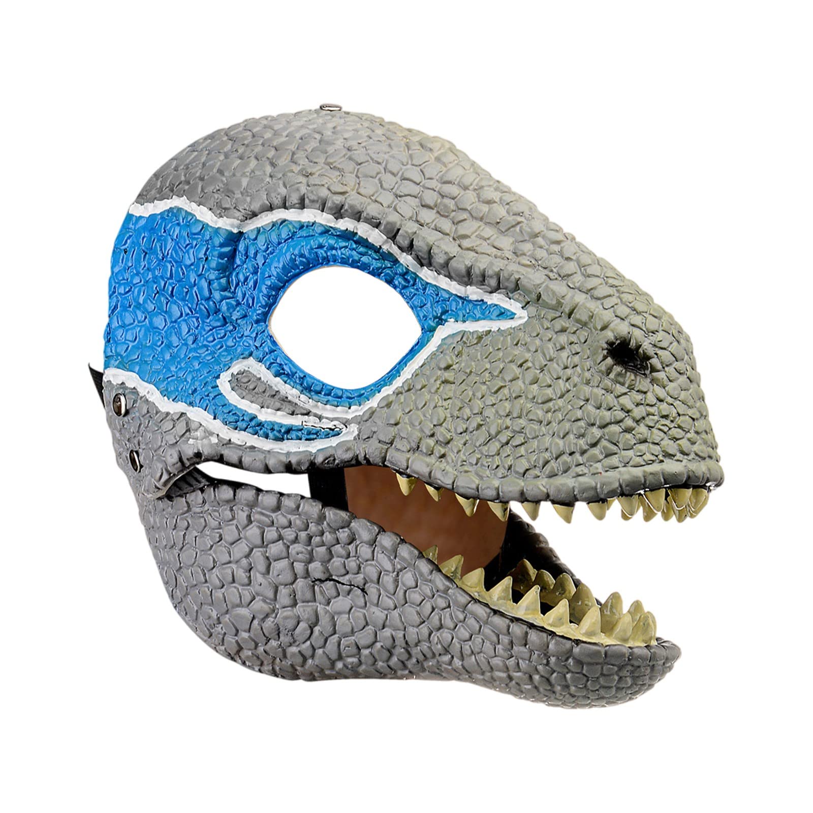 Dino-World Latex Dinosaur Mask with Moving Jaw - Realistic Dinosaur Costume Mask for Kids & Adults - Perfect for Halloween Cosplay, Easter Gifts, and Themed Party Decorations - Great for Costume Parties, School Plays, and Dinosaur-Themed Events