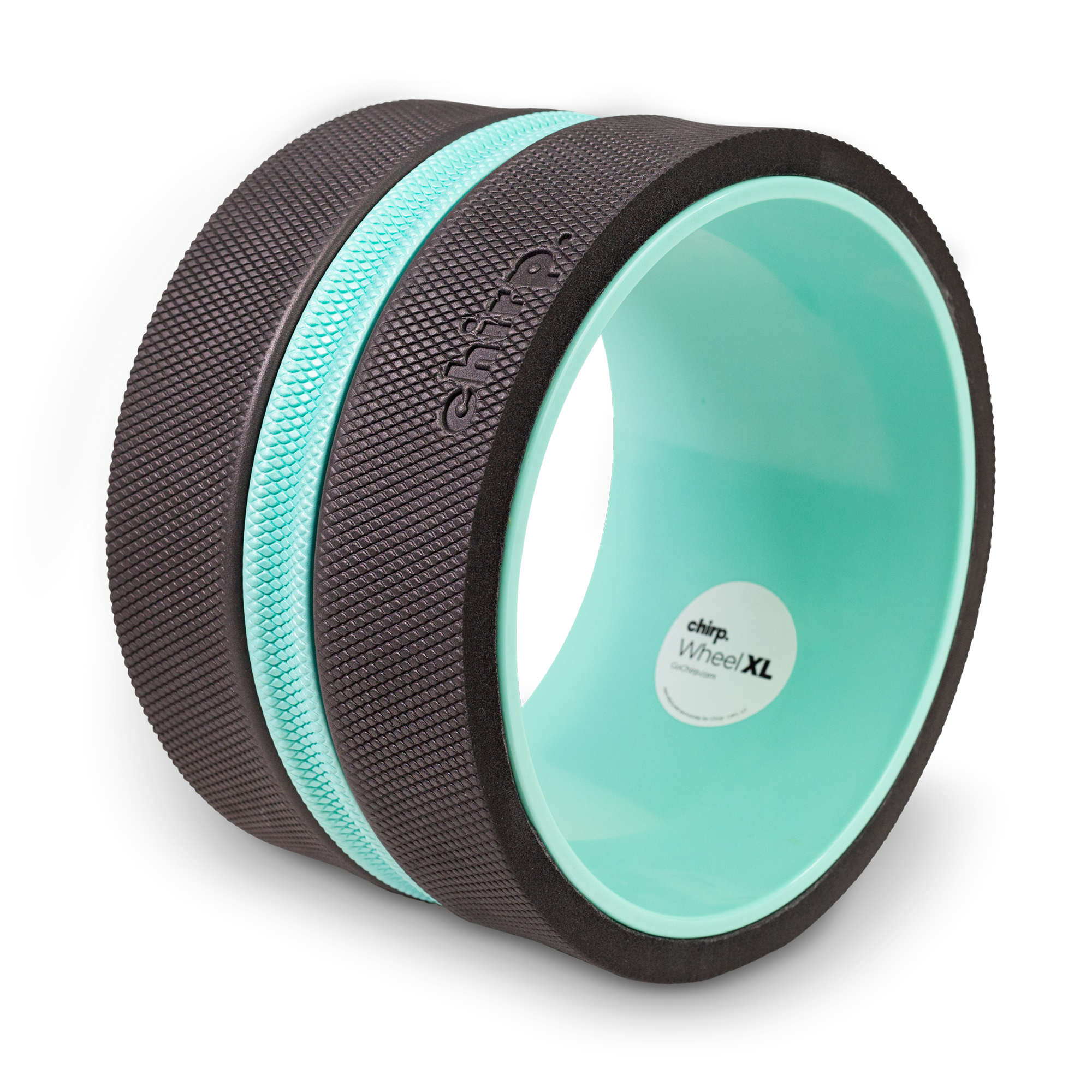 Chirp Wheel XL - Premium Back Pain Relief & Posture Corrector for Neck, Shoulder & Spine - Super Comfortable Foam Roller for Yoga, Physical Therapy & Home Workouts