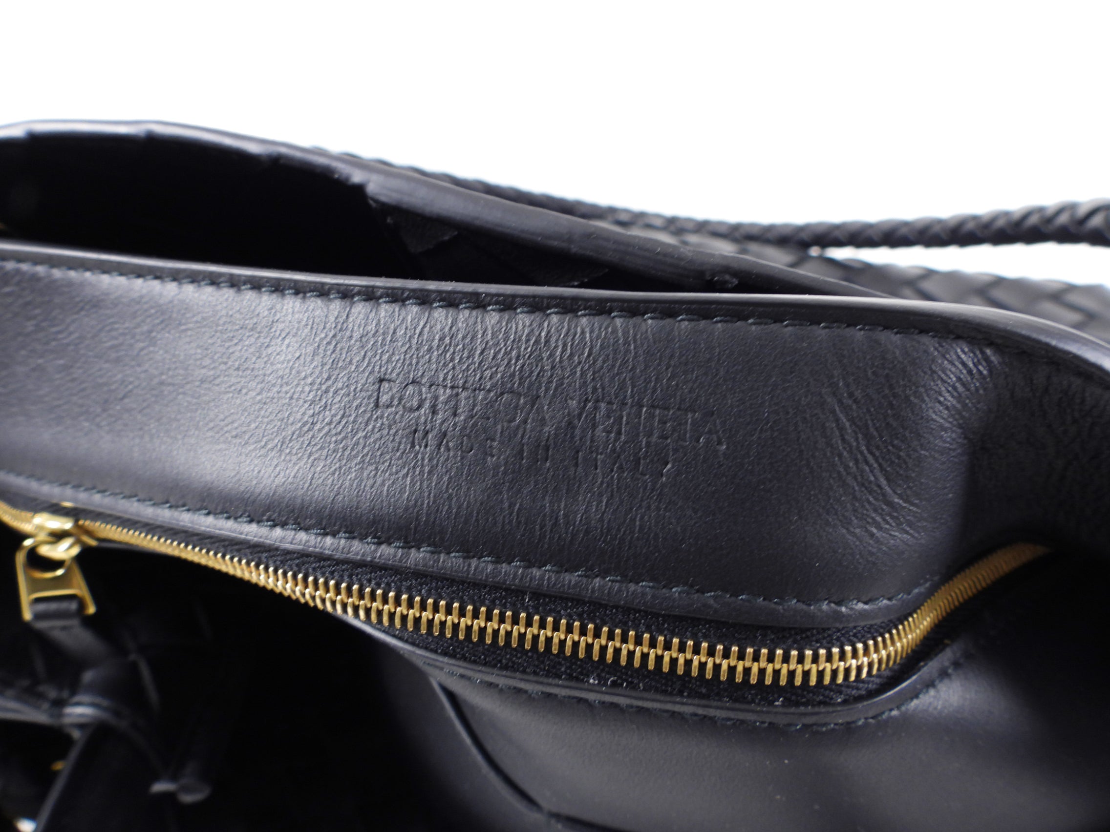 Bottega Veneta Andiamo Black Intrecciato Leather Two-Way Tote Bag for Women | Luxury Designer Handbag for Work, Travel & Everyday Use