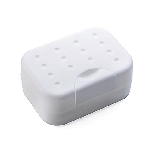 Portable Travel Soap Holder Case - Lightweight Gray Soap Dish Box for Camping, Gym & On-the-Go Use | Compact Soap Container for Easy Travel Storage