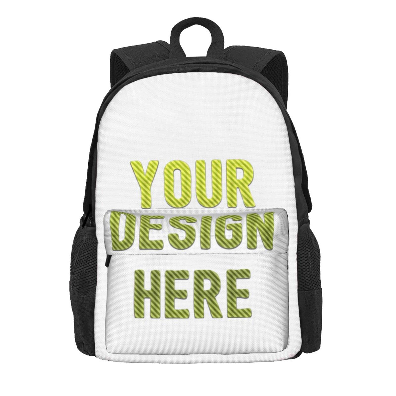 Custom Laptop Backpack for Men & Women - Personalized Text & Picture Travel Backpack - Perfect for Work, School & Business Trips