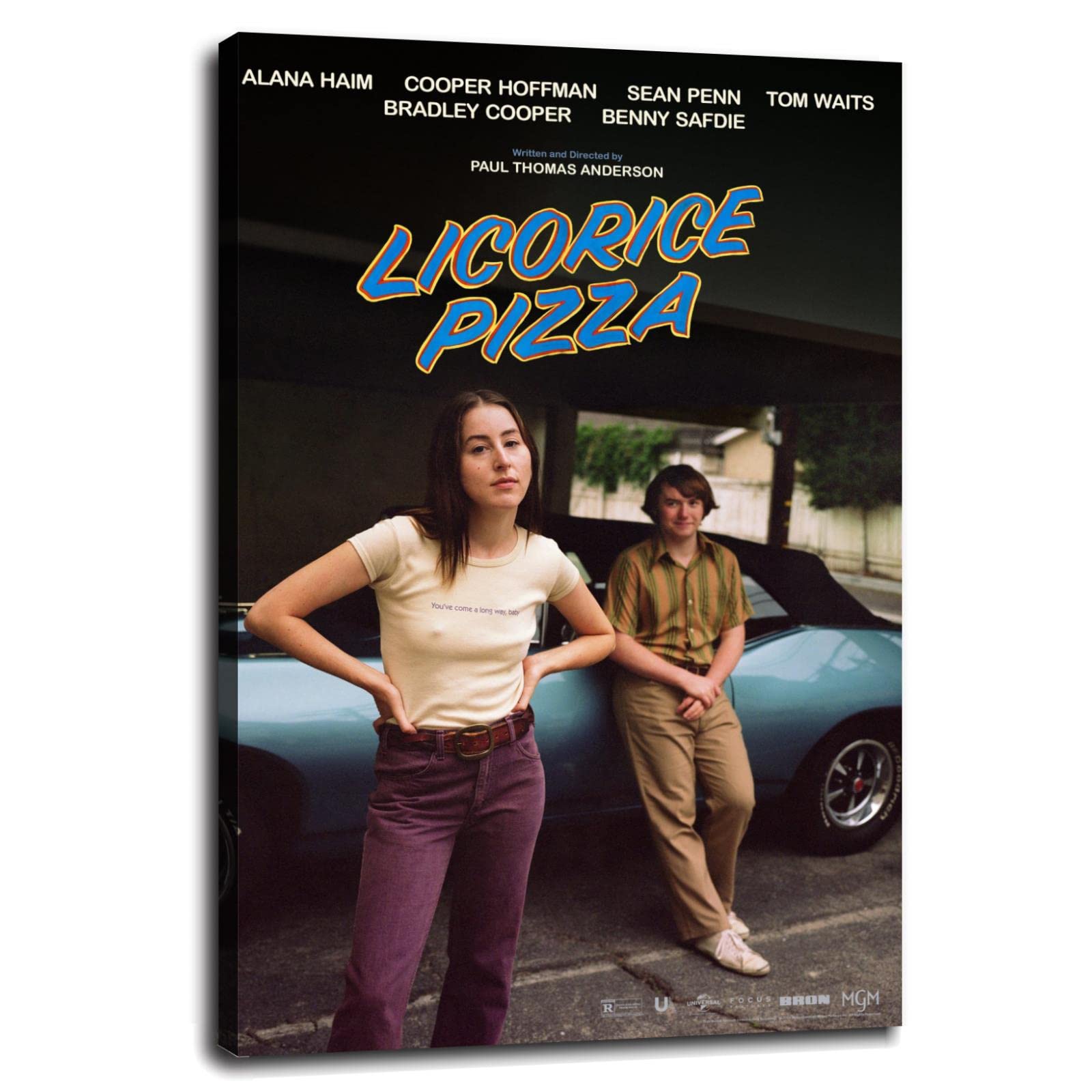Licorice Pizza Movie Poster by Paul Thomas Anderson - Vintage Canvas Print Wall Art 36