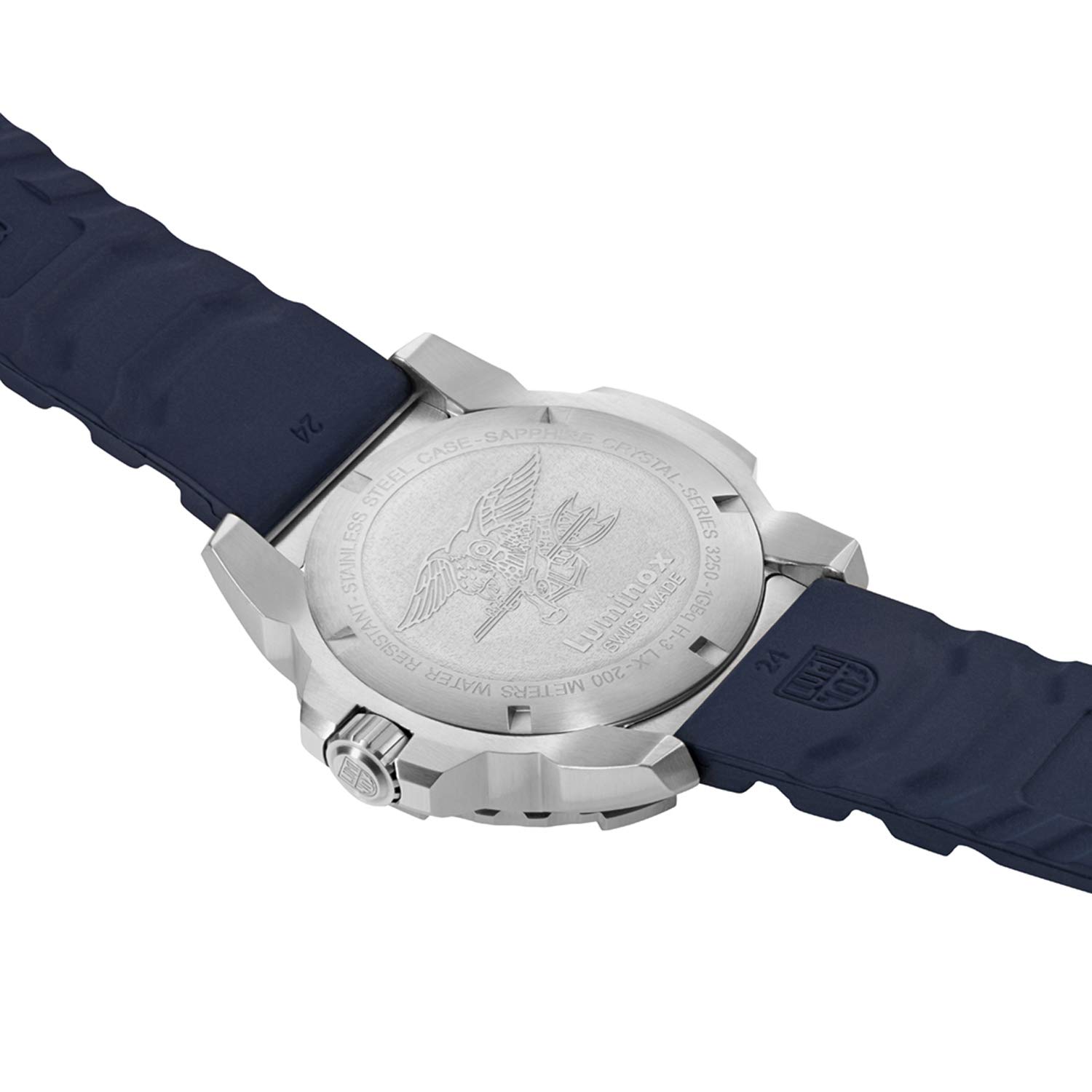 Luminox Navy Seal XS.3253 Men's Military Dive Watch - 45mm Blue/Silver Stainless Steel, Date Function, 200m Water Resistant, Sapphire Crystal - Swiss Made - Perfect for Scuba Diving, Outdoor Adventures & Tactical Operations