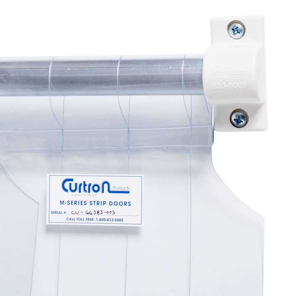 Curtron Strip Door Curtain - Heavy Duty PVC Strip Curtain for Warehouses, Garages & Commercial Use - Noise Reduction & Insect Barrier - 36