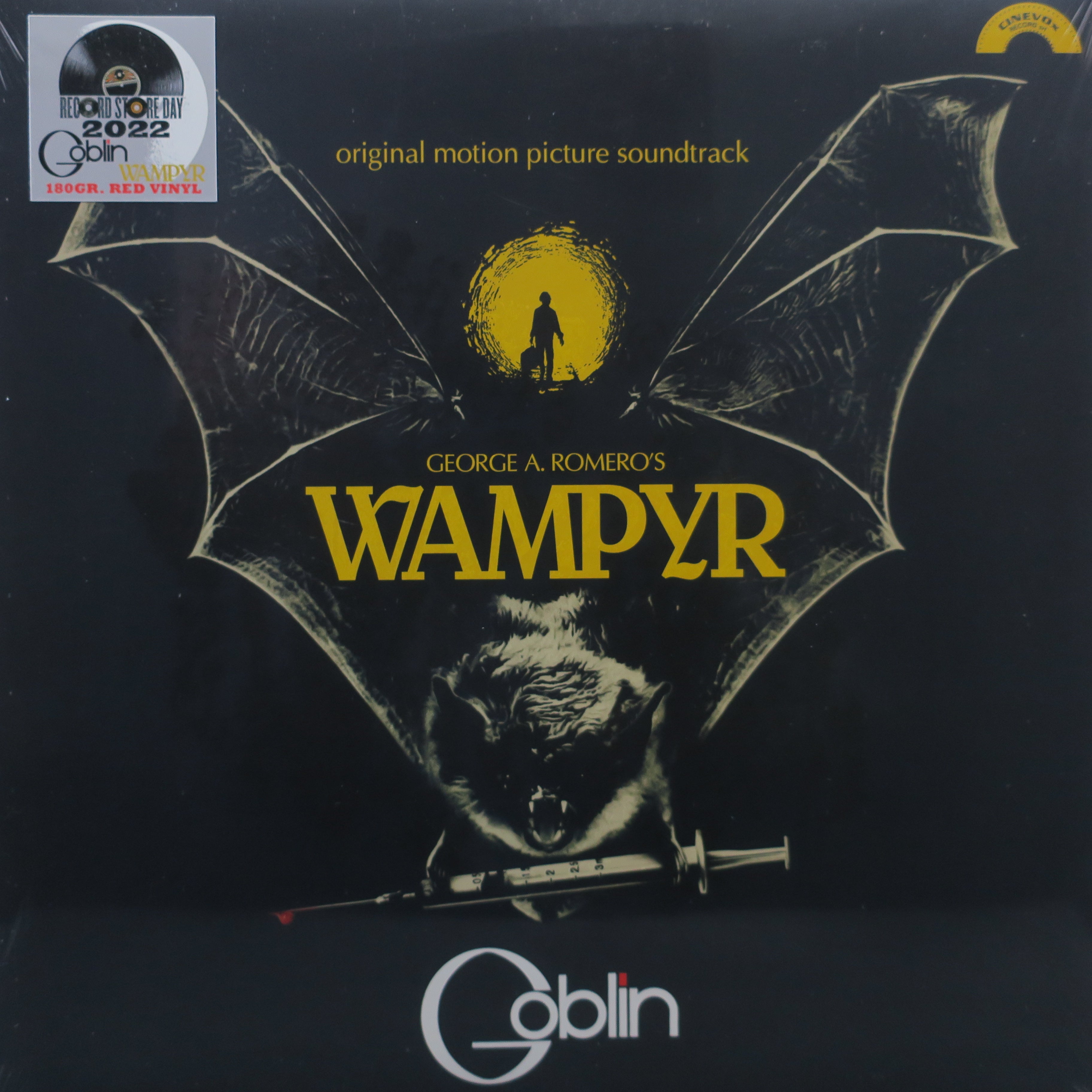 WAMPYR Soundtrack by Goblin - Limited Edition Red Vinyl LP Record | Horror Movie Music for Collectors & Film Enthusiasts | Perfect for Halloween Parties & Gothic Home Decor