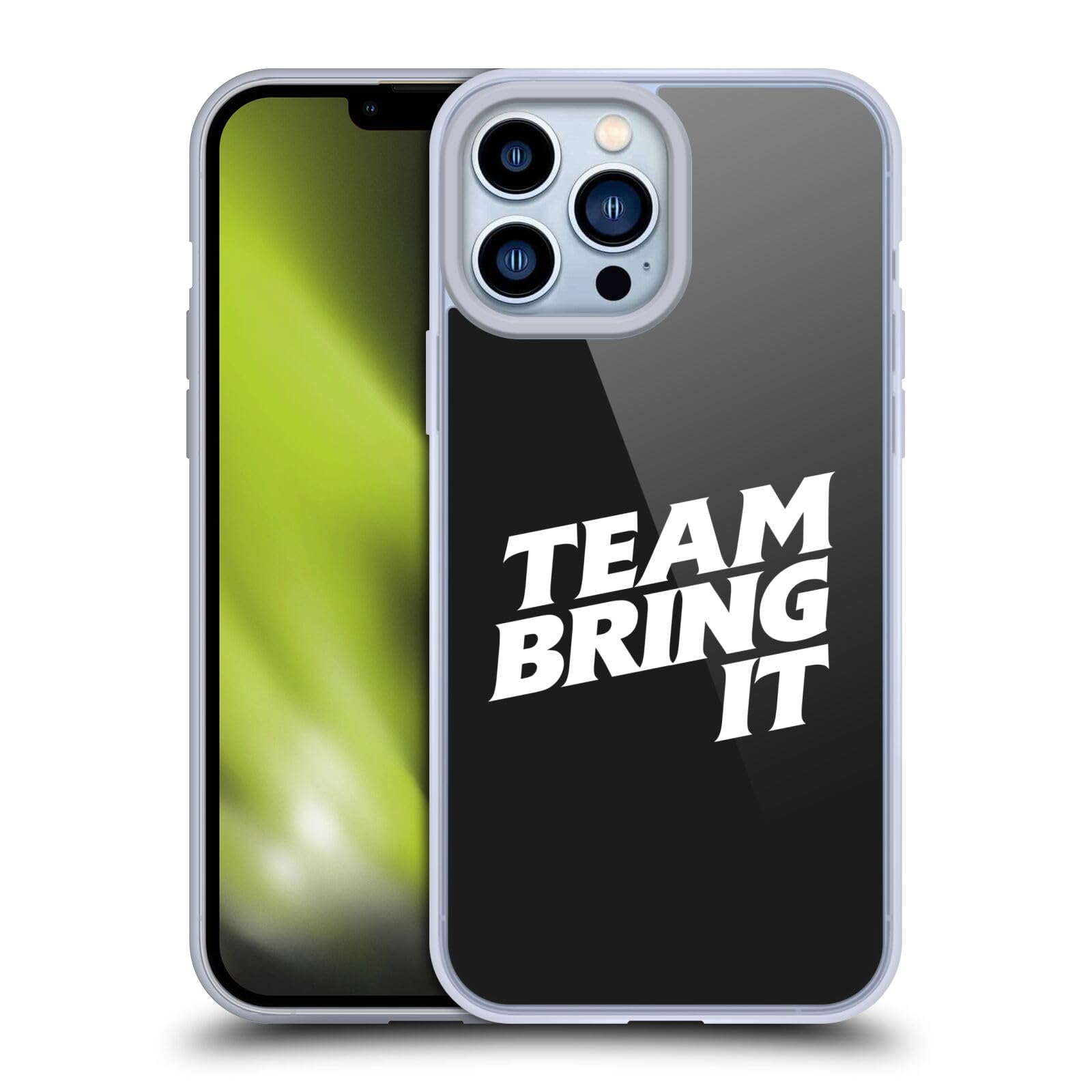 Official WWE The Rock Soft Gel Case for Apple iPhone 13 Pro Max - Durable Protective Cover with Bold Team Design | Perfect for Wrestling Fans & Daily Use