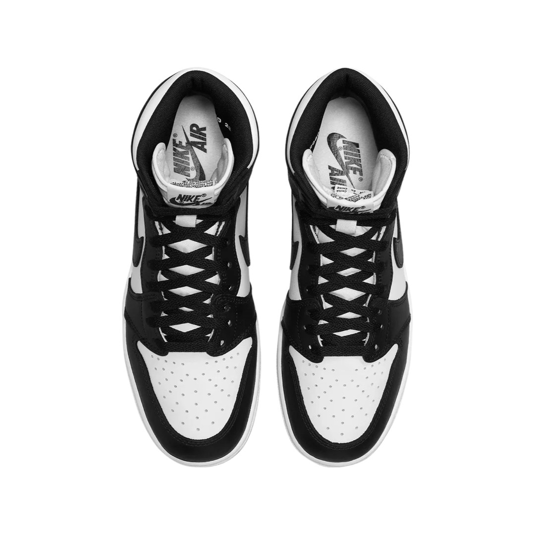 Original Air Jordan 1 Retro High '85 Basketball Shoes - Black & White Panda Colorway for Men | Classic Sneakers for Streetwear, Basketball & Casual Wear