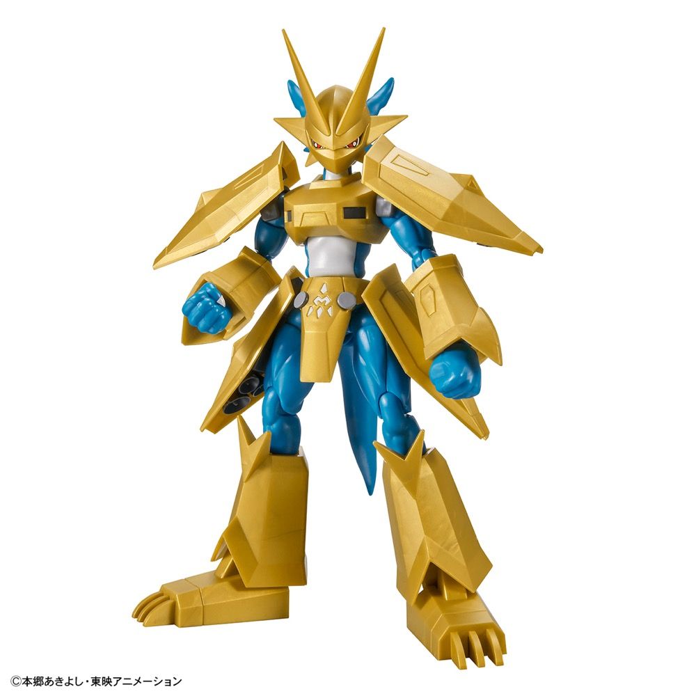 Figure Rise Standard Digimon Adventure 02 Magnamon Action Figure Model Kit - Perfect for Collectors, Anime Fans & DIY Enthusiasts - Display, Gift or Battle Scenes