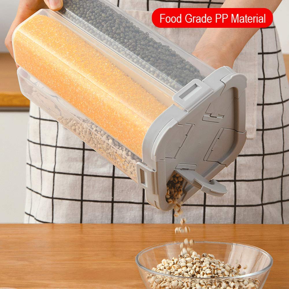 WINIAER 2.3L Airtight Food Storage Container for Cereal, Flour, Rice - Kitchen & Pantry Organization