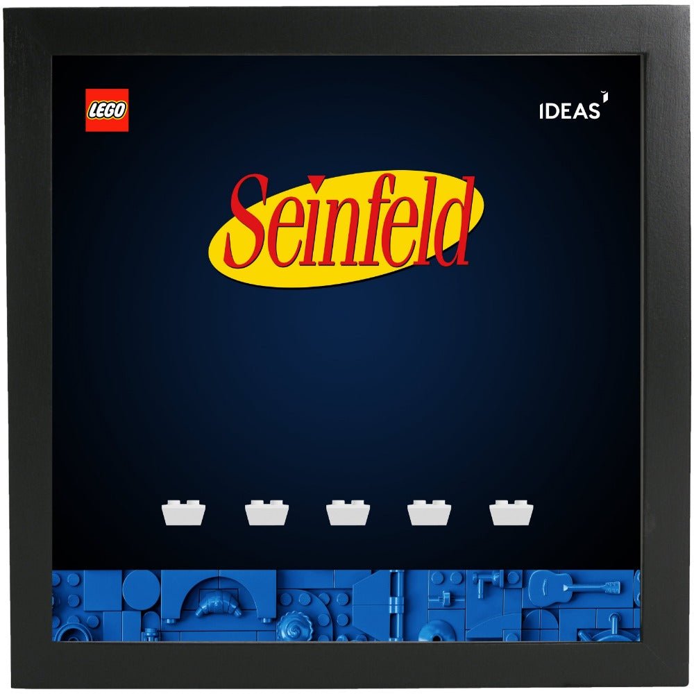 LEGO® Ideas Seinfeld Minifigure Display Frame - Perfect for Collectors & Home Decor | Showcase Your LEGO® Seinfeld Characters in Style