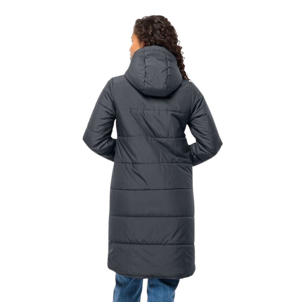 Jack Wolfskin Deutzer Women's Waterproof Winter Coat - Windproof Insulated Parka for Hiking, Skiing & Outdoor Adventures