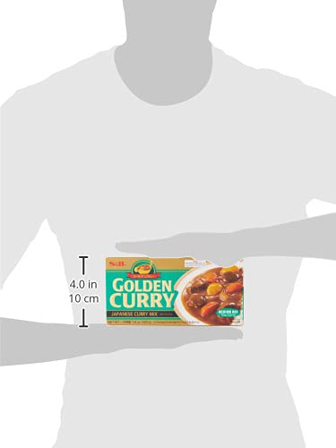 S&B Golden Curry Sauce Mix - Medium Hot Japanese Curry Roux (7.8 oz) - Perfect for Home Cooking, Rice Dishes & Quick Meals