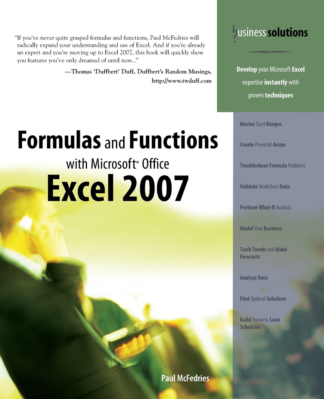 Microsoft Office Excel 2007 Formulas and Functions Guide - Master Spreadsheet Calculations for Business, Finance & Data Analysis