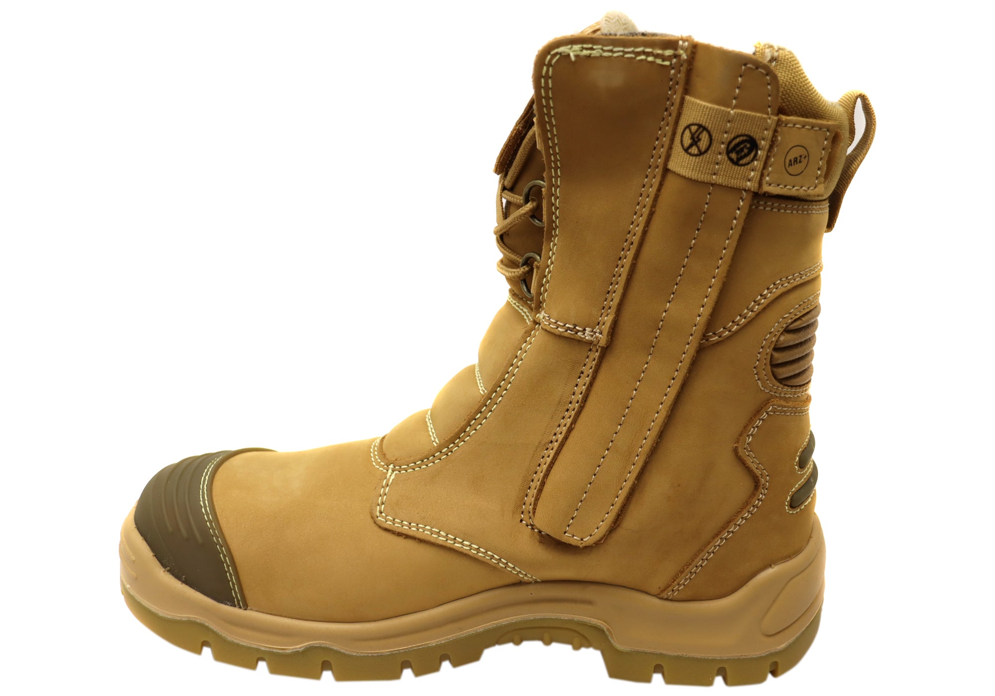 KingGee Men's Bennu Steel Toe Work Boots - Safety Shoes for Construction, Warehouse & Industrial Work - OSHA Compliant Rigger Boots for Heavy Duty Protection