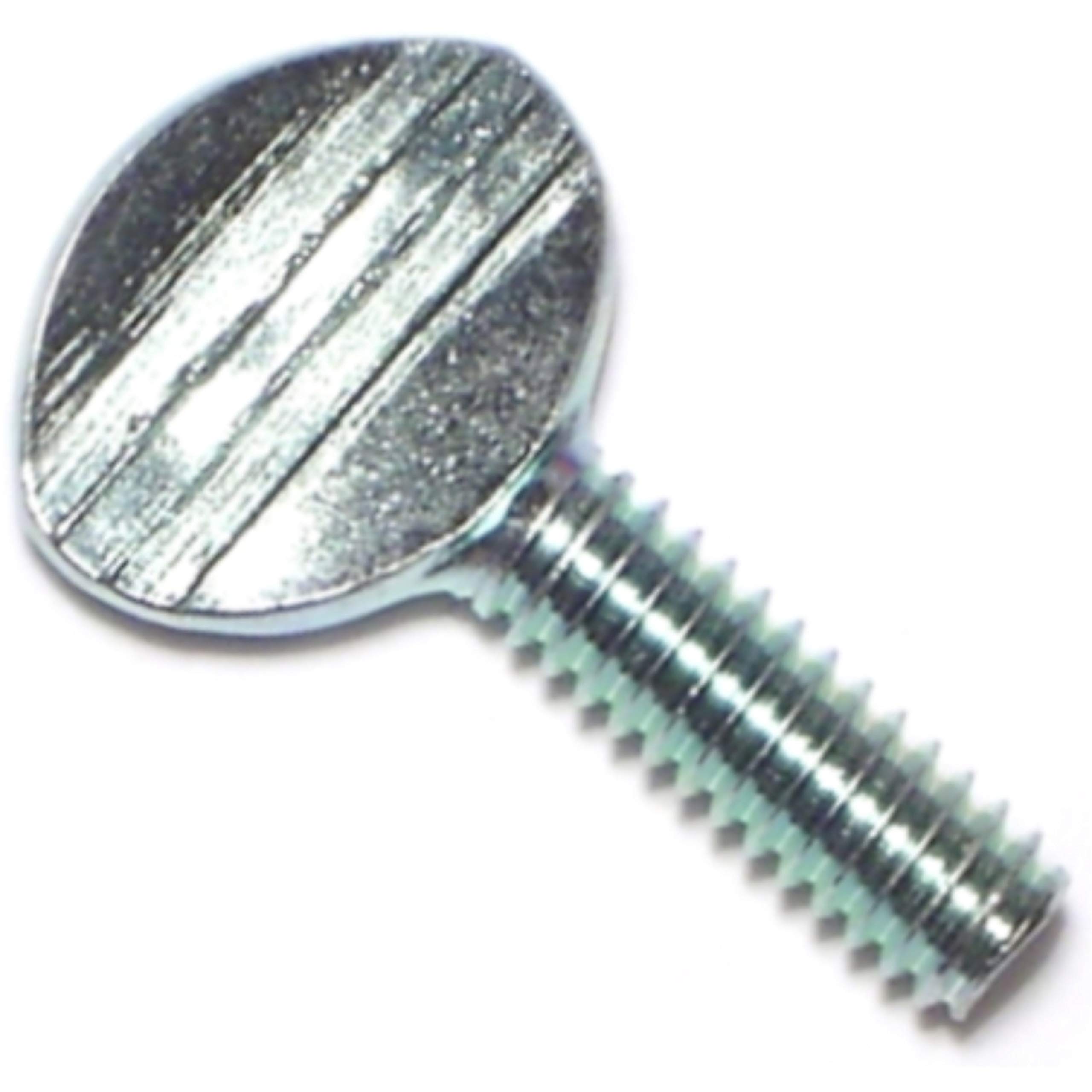 1/4-20 x 1 Inch Zinc Thumb Screws (Pack of 4) - Easy-Grip Hand Tightening Screws for Furniture, Electronics & DIY Projects