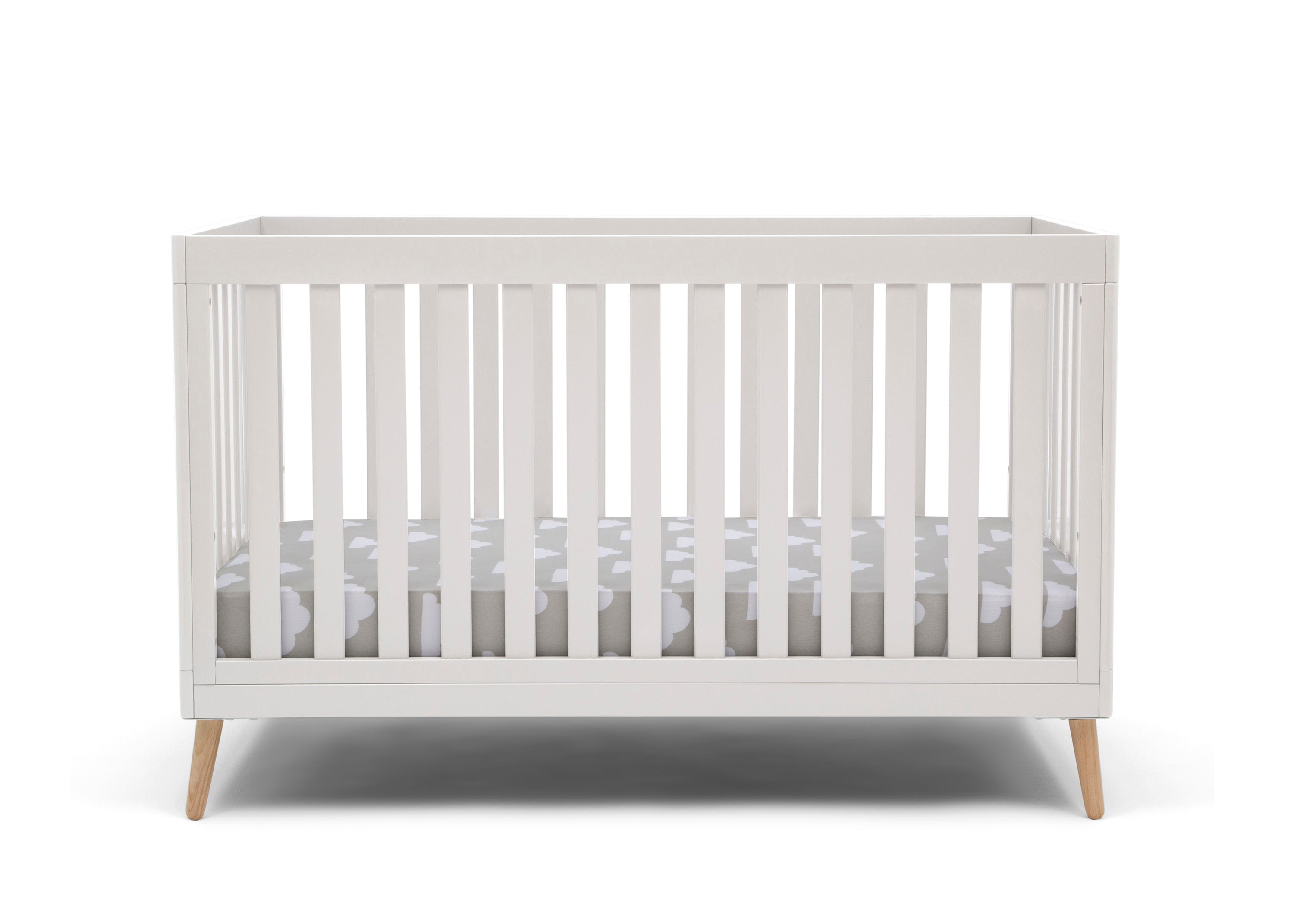 Essex 4-in-1 Convertible Baby Crib - Toddler Bed, Daybed & Full-Size Bed Conversion - Safe Nursery Furniture for Newborns & Kids - Perfect for Bedrooms, Daycare & Guest Rooms