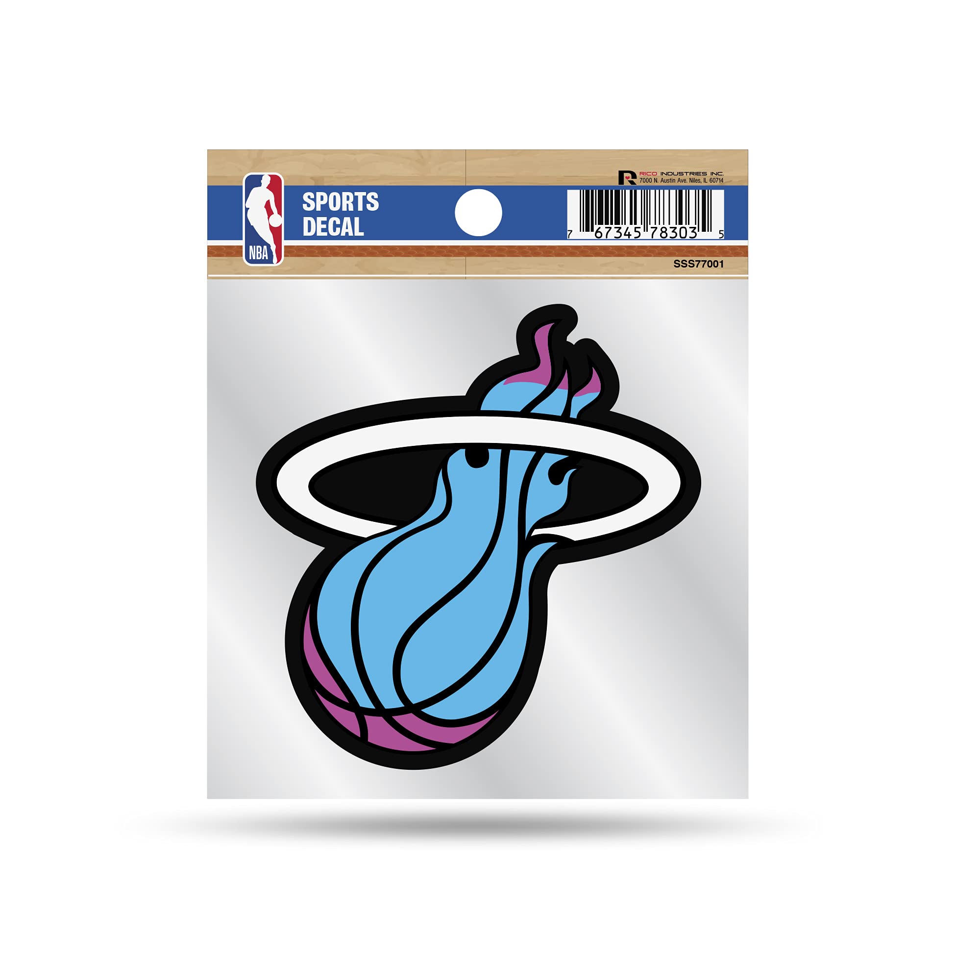 Miami Heat 4x4 Vinyl Decal Sticker - Officially Licensed NBA Team Logo Car Decal for Windows, Laptops, Walls - Perfect for Fans, Gifts, and Home & Office Decor