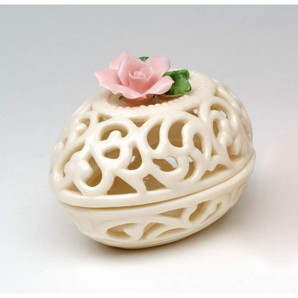 3005 Rose & Yellow Egg Piercing Box for Jewelry Display - Perfect for Earring, Ring, and Necklace Organization in Boutique Stores & Home Decor