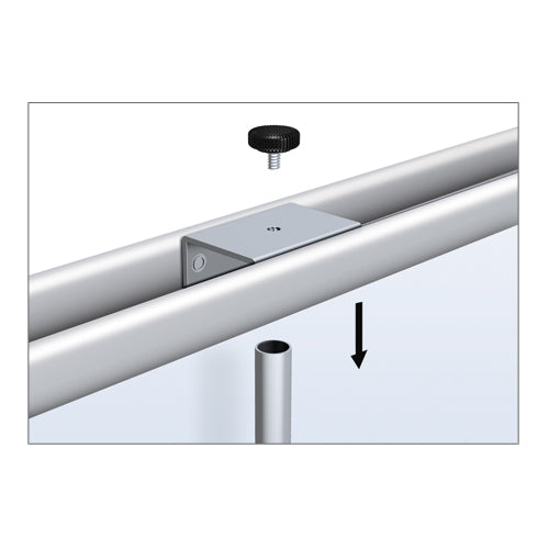24x36 Modern Poster Display Stand - Double Sided Top Load Frame for Retail, Trade Shows & Events | Durable Sign Holder for Advertising & Promotions