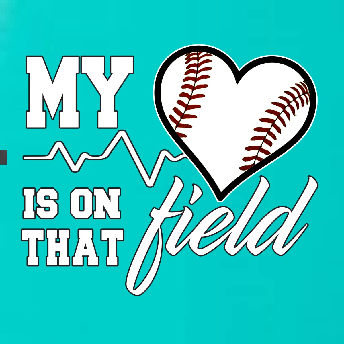 My Heart is On That Baseball Field Sports Tri-Blend Racerback Tank Top - Soft & Breathable Workout Top for Baseball Fans, Gym & Casual Wear