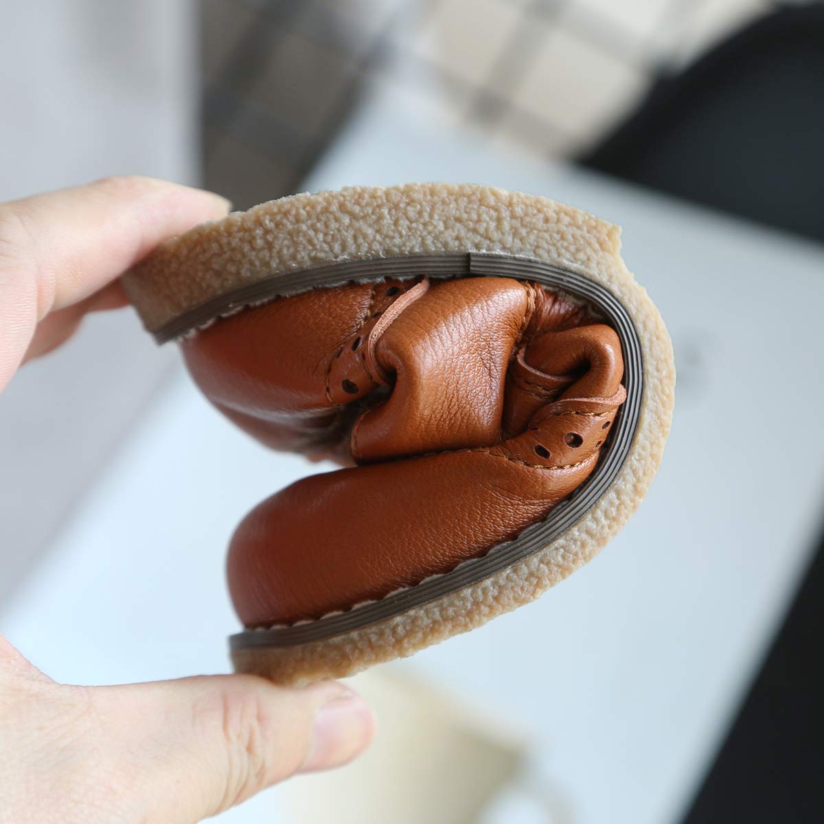 Boys & Girls Leather Loafers - Brown & Black Oxford Dress Shoes for Toddlers | Wedding, School Uniform & Formal Occasions