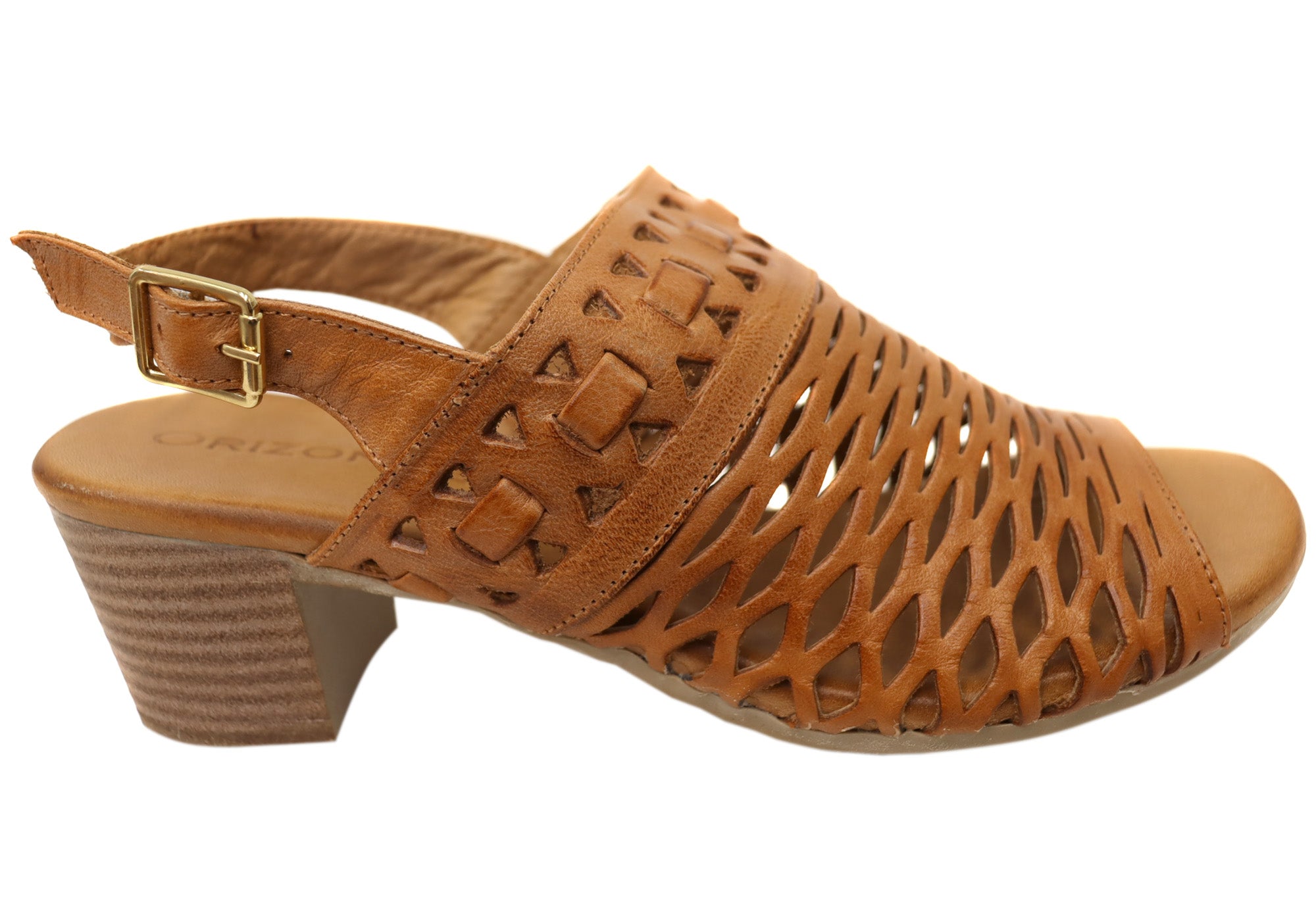 Orizonte Maxeen Women's Comfortable European Leather Sandals - Stylish & Breathable for Summer, Travel & Casual Wear