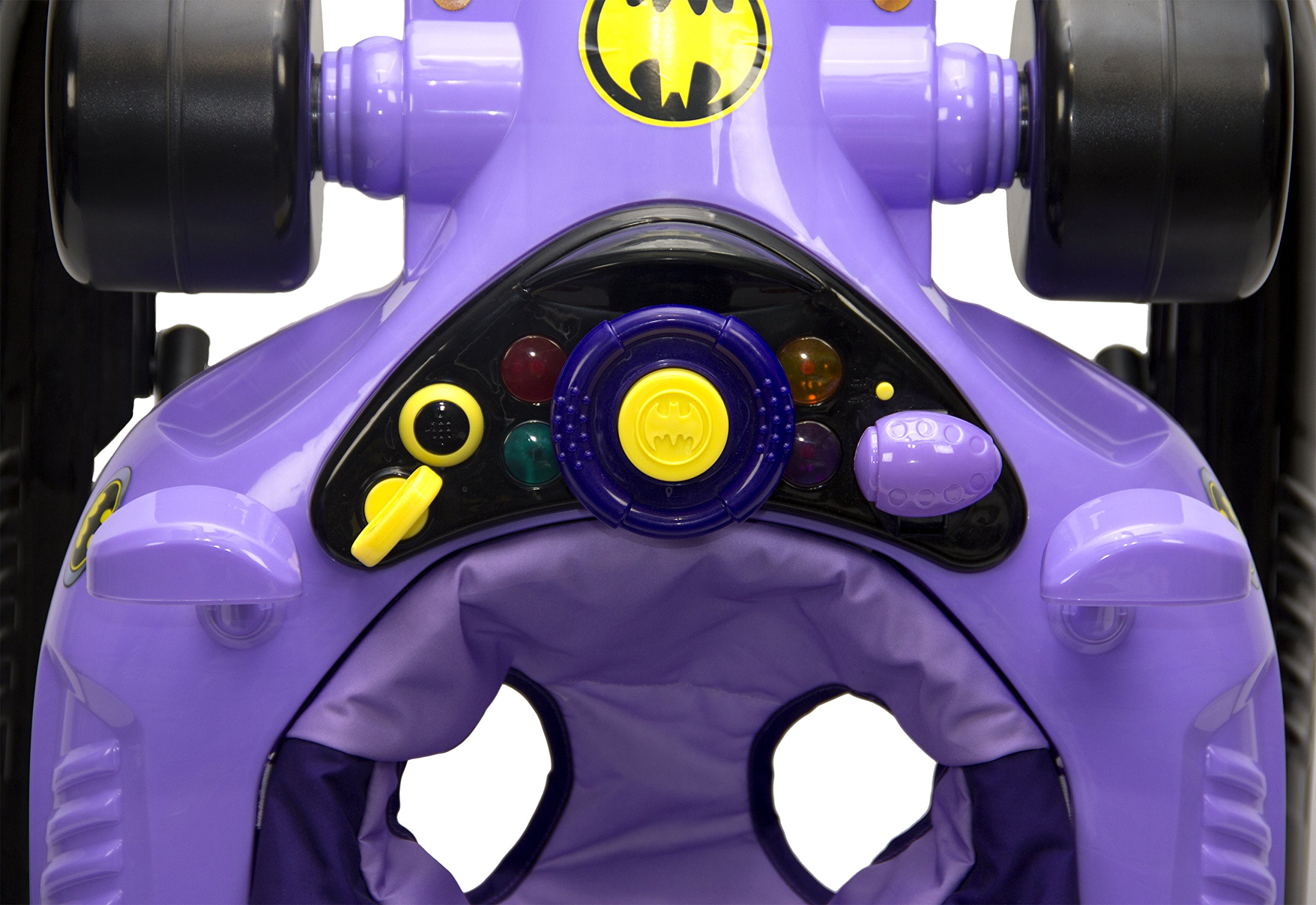 KidsEmbrace Batgirl Baby Activity Walker - DC Comics Themed Push Car with Music & Lights, Purple - Fun Learning Toy for Toddlers & Infants (Ideal for Indoor Play & Early Development)