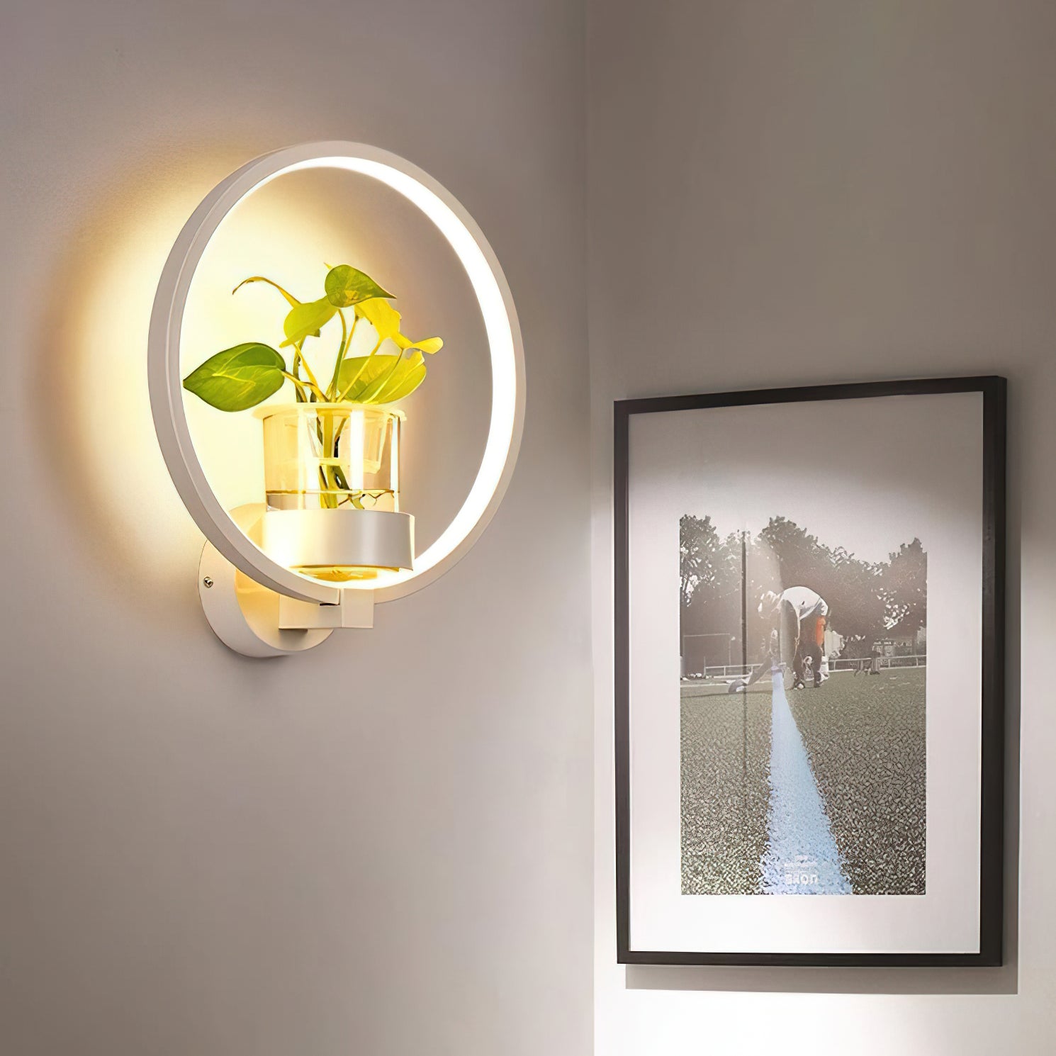 Eco-Friendly Solar Wall Light Outdoor - Waterproof LED Garden Lights for Patio, Yard, Fence - Energy Saving Landscape Lighting for Home Decor & Security