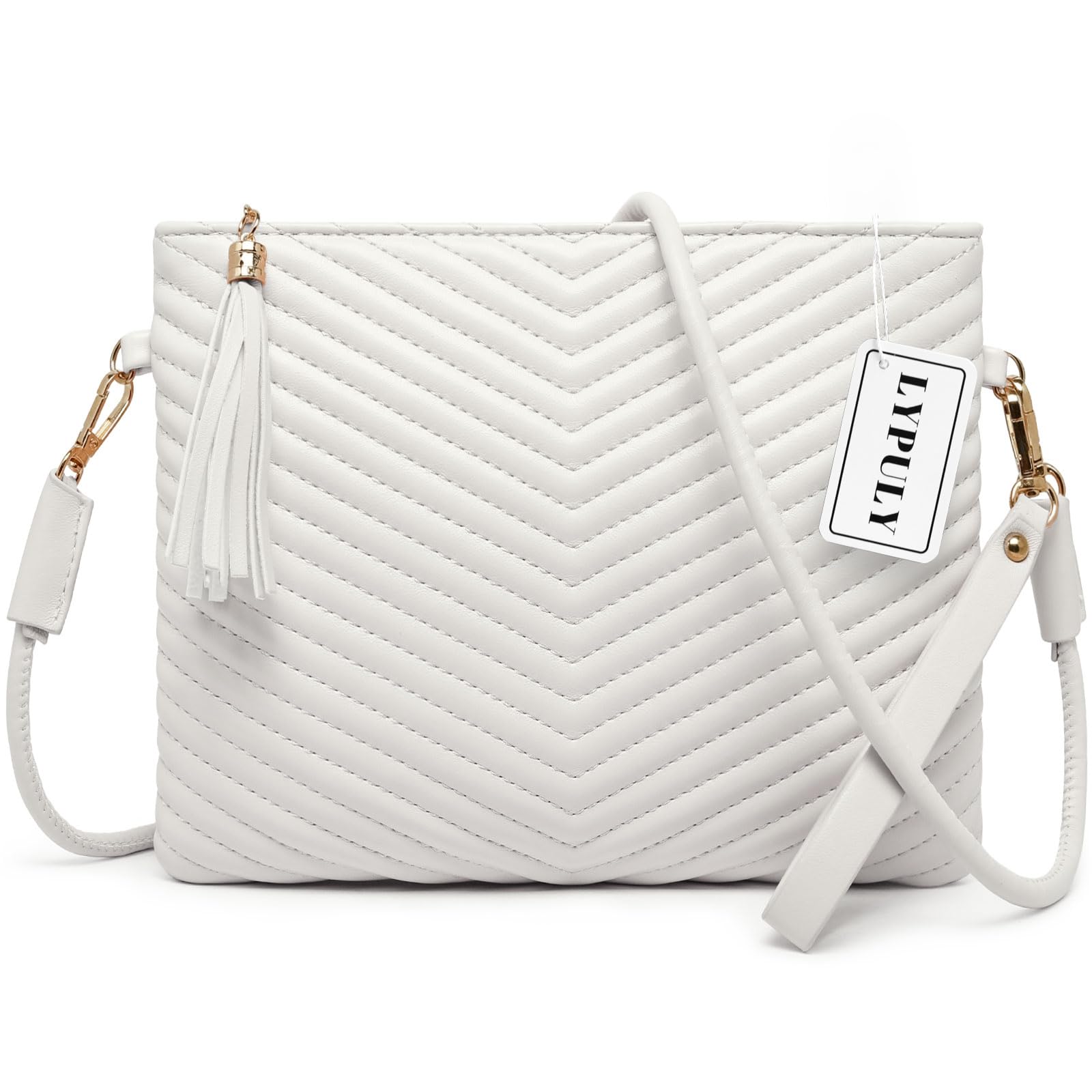 LYPULY Vegan Leather Crossbody Bag for Women - Stylish Shoulder Purse for Daily Use