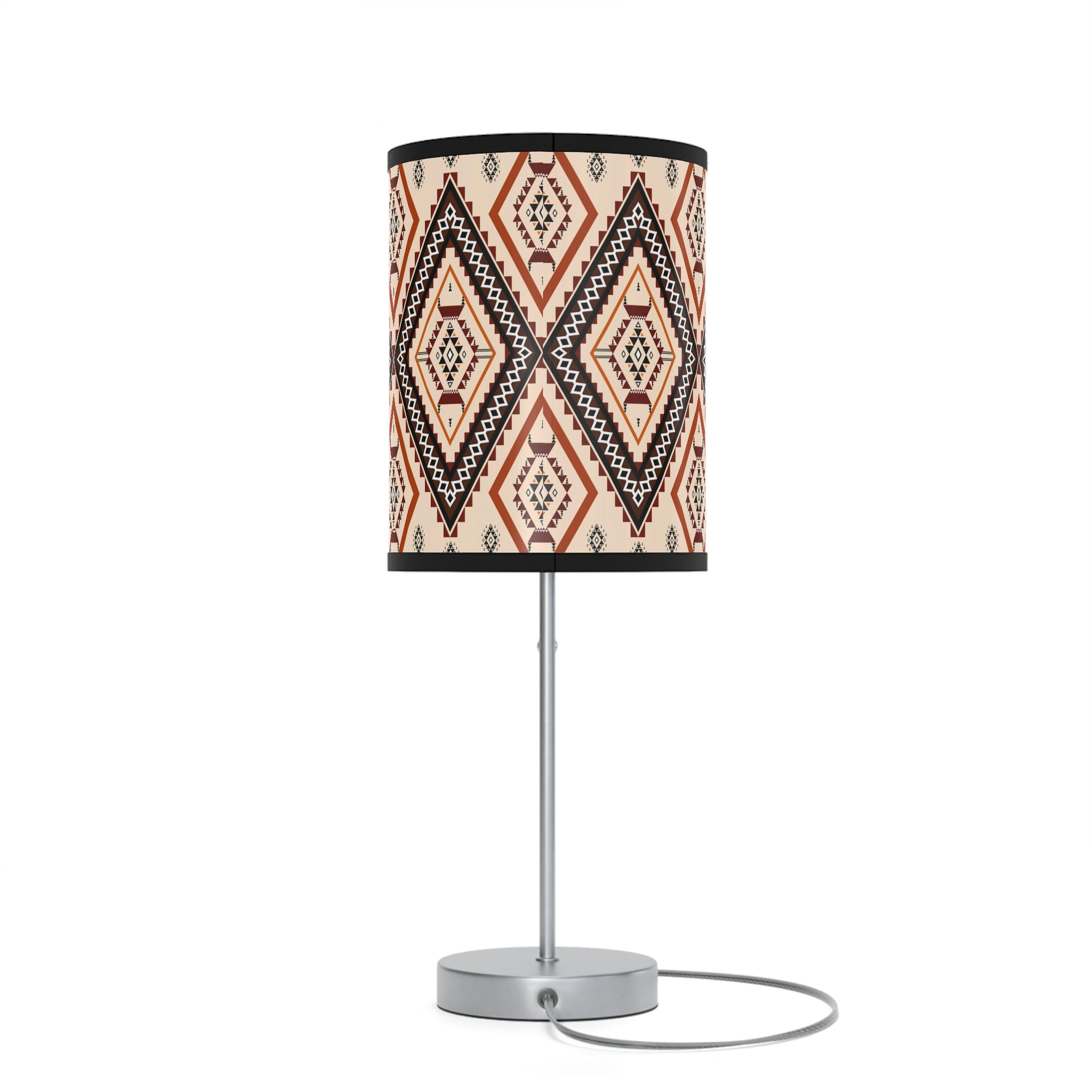 Southwestern Style Table Lamp for Bedroom & Living Room - Adjustable Reading Light with US/CA Plug - Perfect for Nightstands, Sofa Side Tables and Home Office Desks