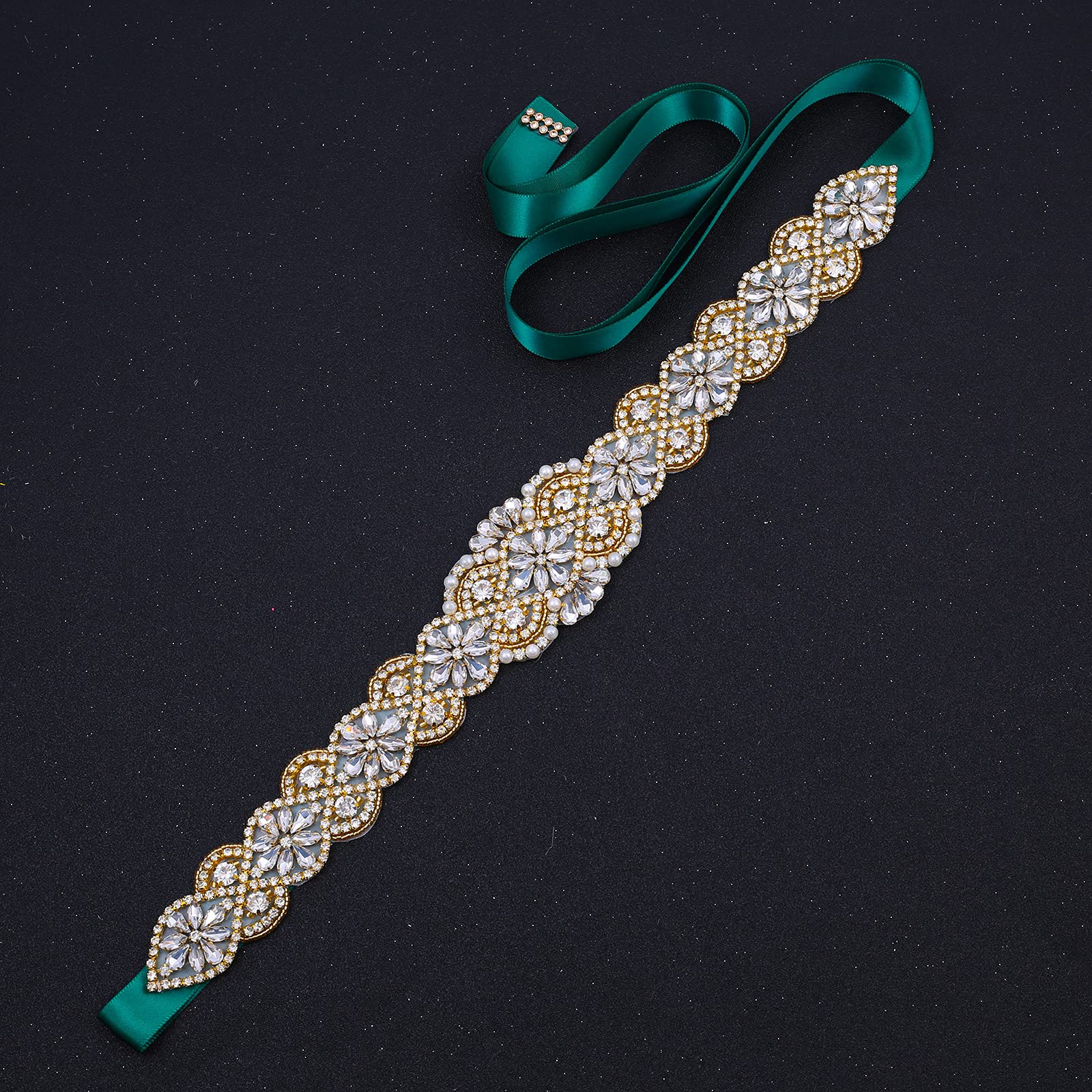 Sparkling Rhinestone Wedding Belt for Bride - Elegant Crystal Bridal Sash for Wedding Dresses & Bridesmaids | Perfect for Ceremony, Reception & Photo Shoots