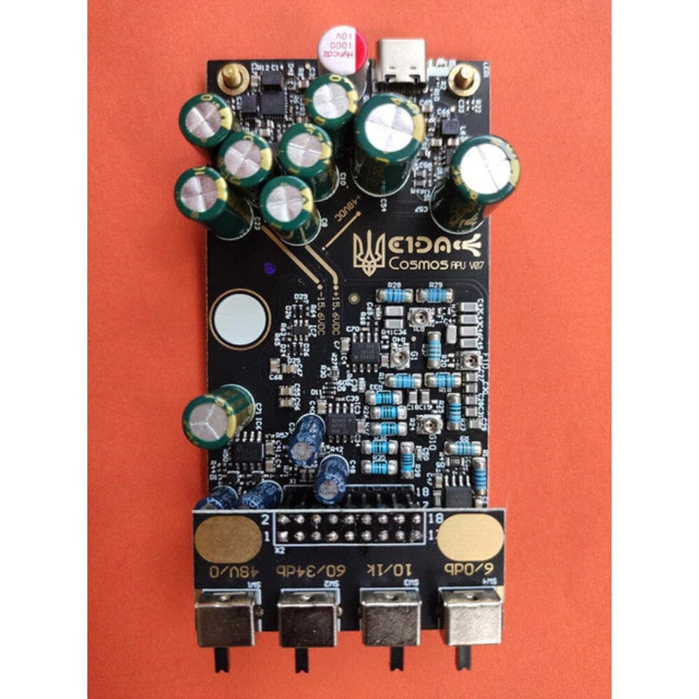 E1DA APU Cosmos Analog Processing Unit - High Performance Low Noise Preamp for Studio Recording & Live Sound