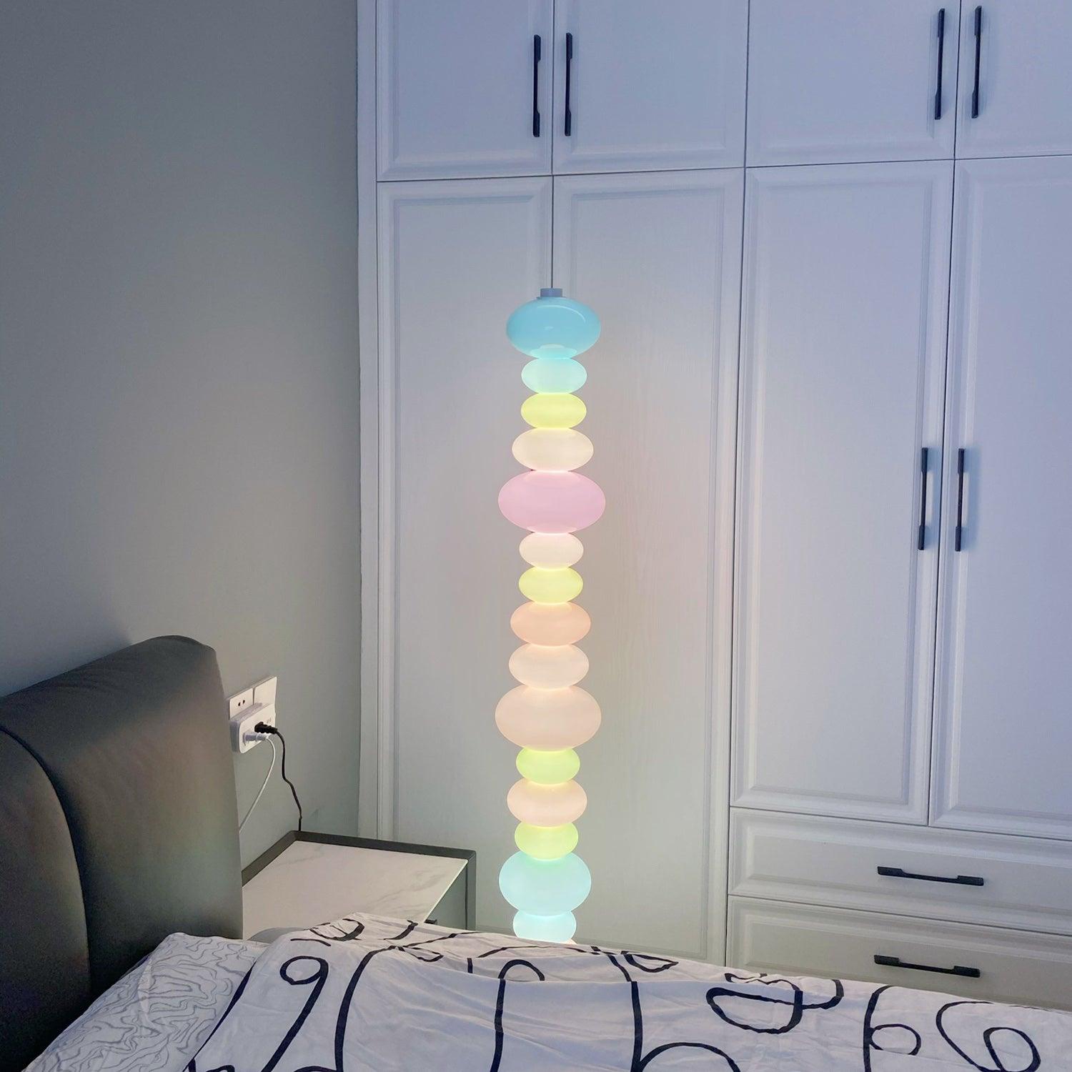 Modern LED Candy Floor Lamp - Adjustable Brightness for Living Room, Bedroom & Office - Stylish Home Decor Lighting for Relaxation & Ambiance