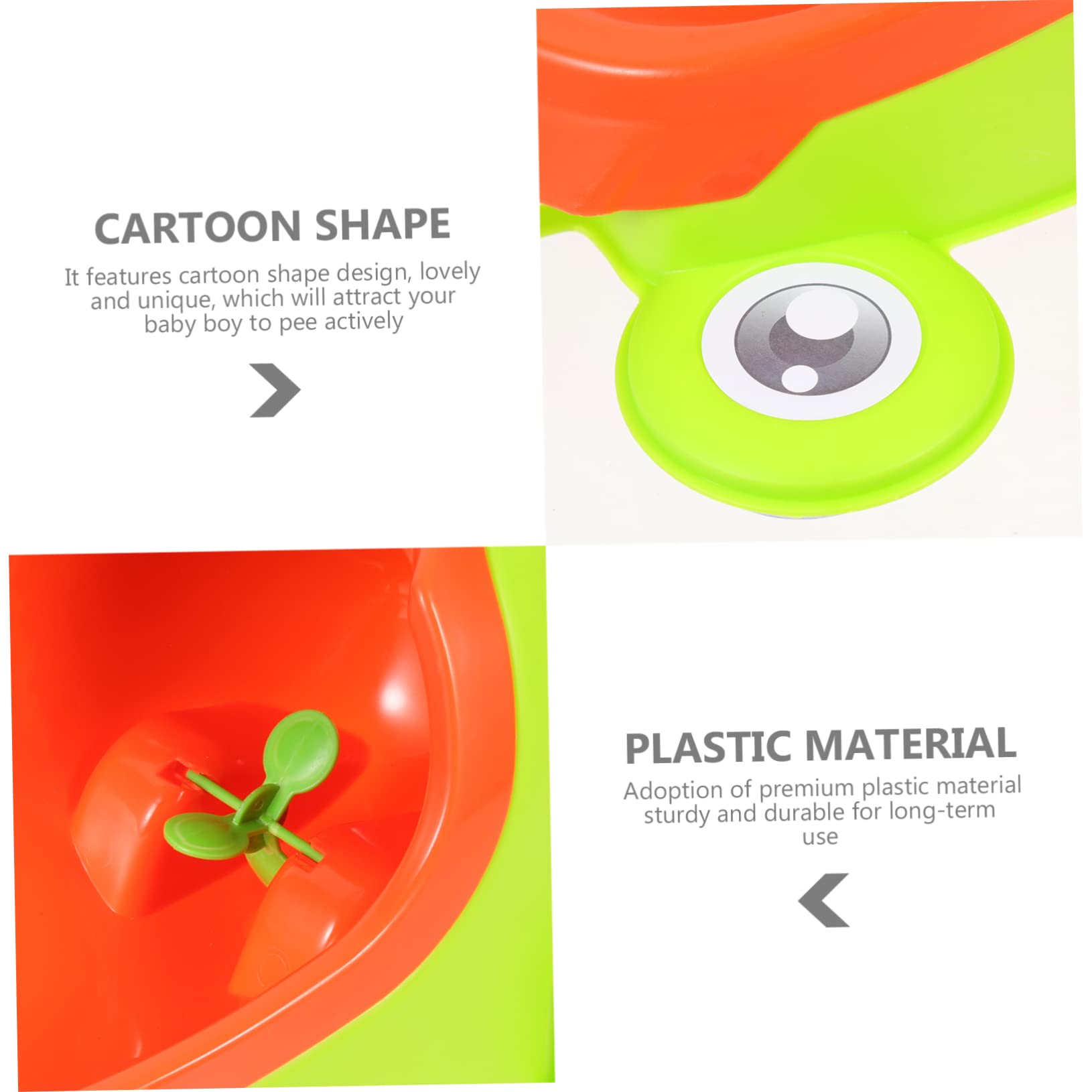 GLSTOY Cartoon Pinwheel Urinal for Toddler Boys & Girls - Portable Plastic Training Toilet Potty for Kids | Ideal for Home, Travel & Potty Training