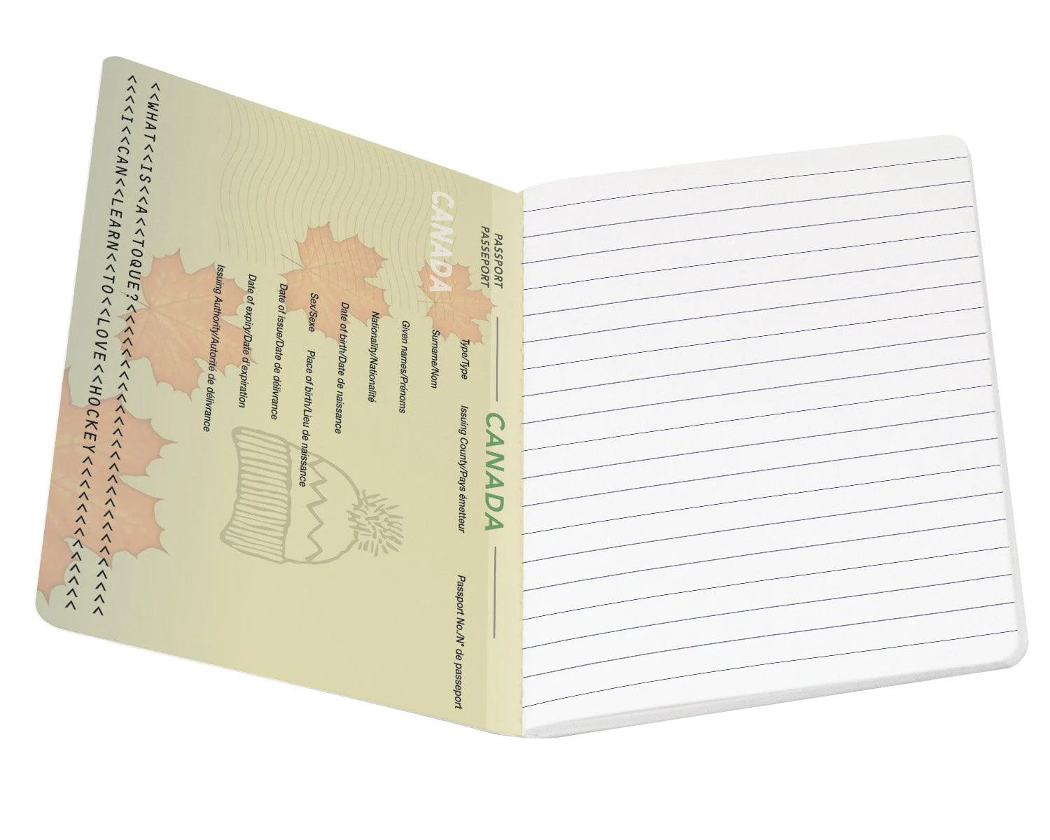 Canada Passport Notebook - Travel Journal & Document Holder for International Trips, Perfect for Vacation Planning & Adventure Logging