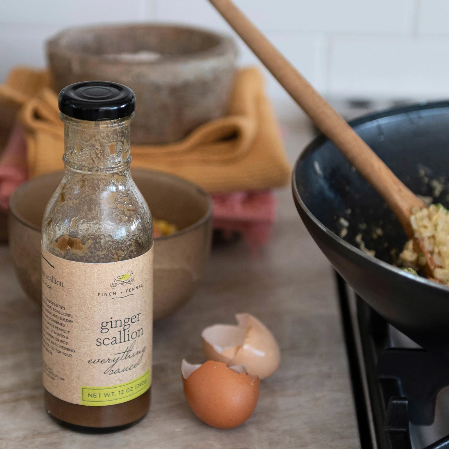 Ginger Scallion Everything Sauce - All-Purpose Asian Condiment for Noodles, Dumplings & Stir Fry | Vegan & Gluten-Free
